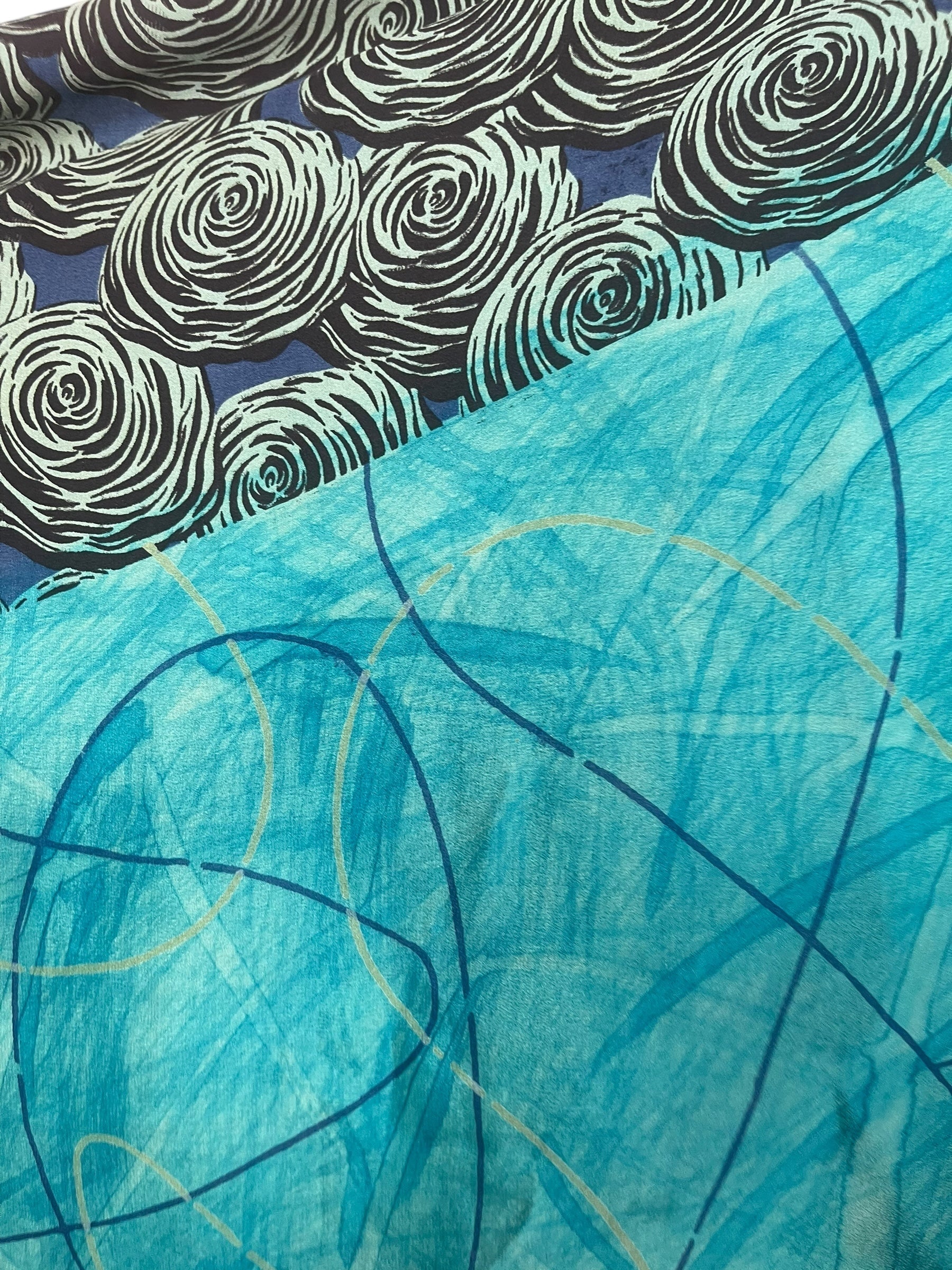 PREVIEW PRC7621  Pure Silk Wabi Sabi Capelet Poncho by DECEMBER2025 – Handmade ethical Poncho from sariKNOTsari using upcycled silk. Designed in Canada for travel and slow fashion, loved from Toronto to LA to Sydney.