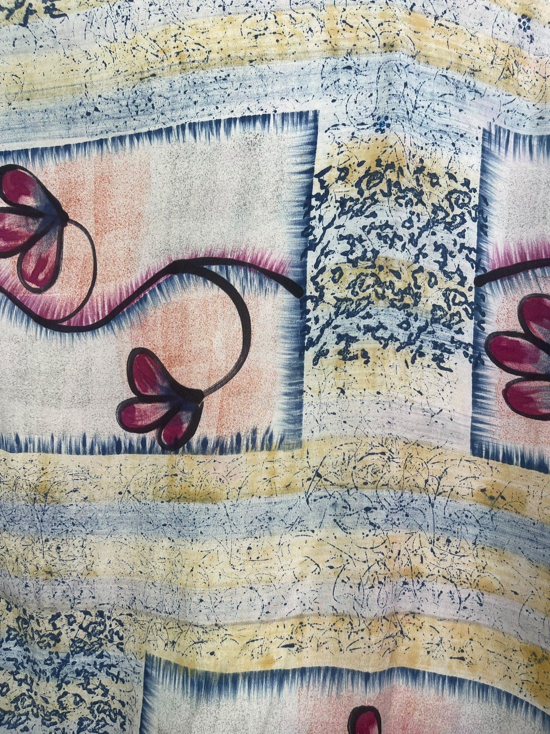 PRC8223 Avatar Pure Silk Long Tunic with Side Ties