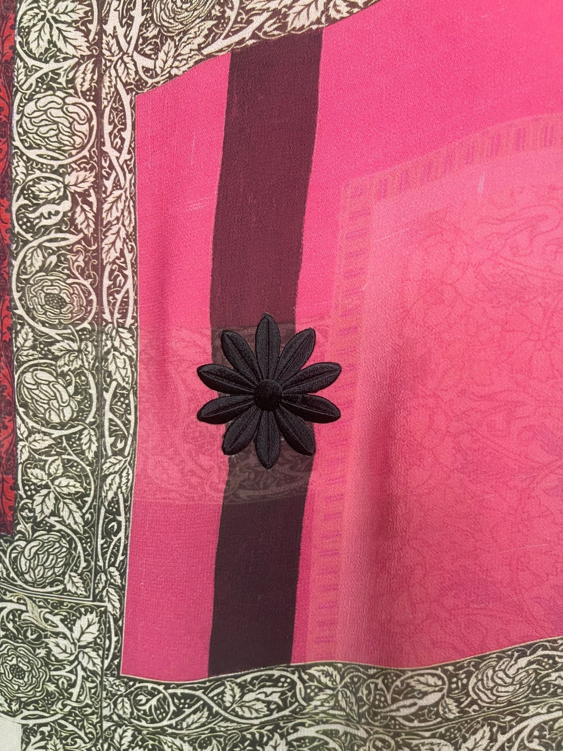 PRG8619 Sheer Wabi Sabi Pure Silk Hi Lo Top