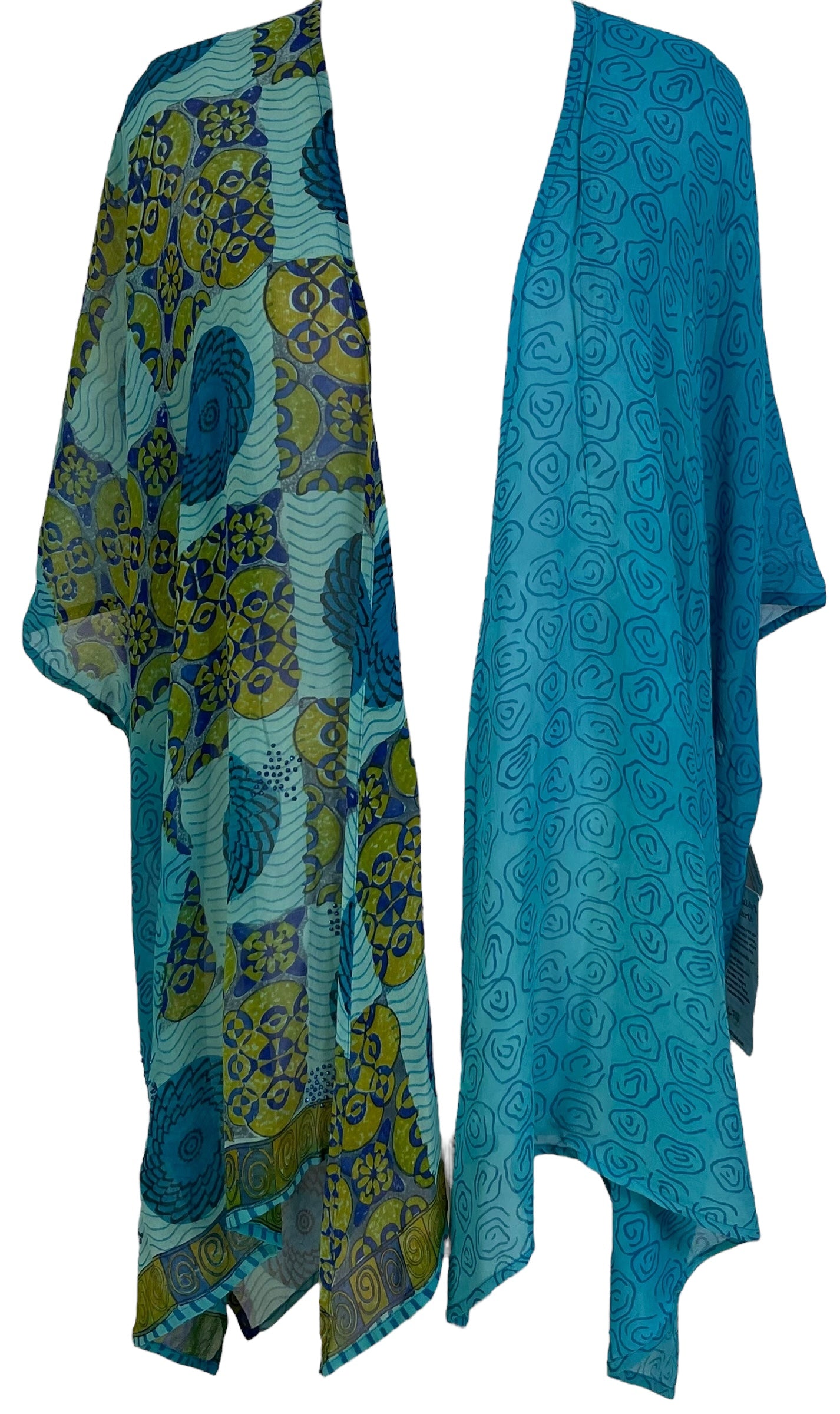 PRG7116 Sheer Wabi Sabi Pure Silk Cardigan