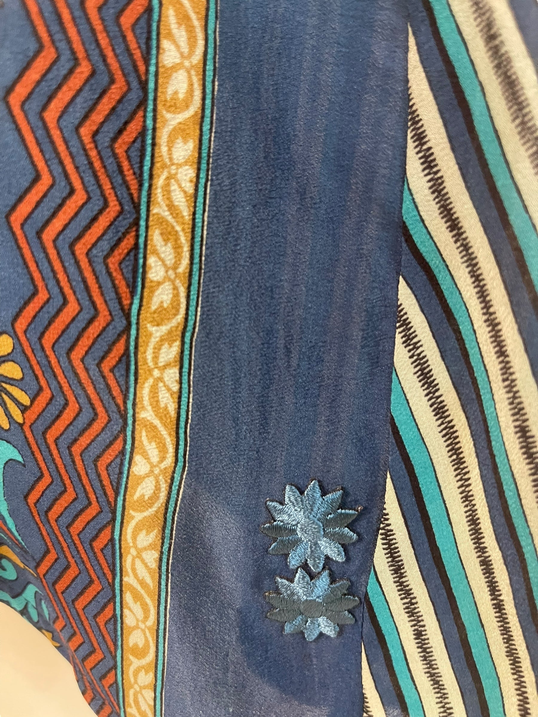 PRC7795 Avatar Pure Silk Self Pocket Tunic Dress