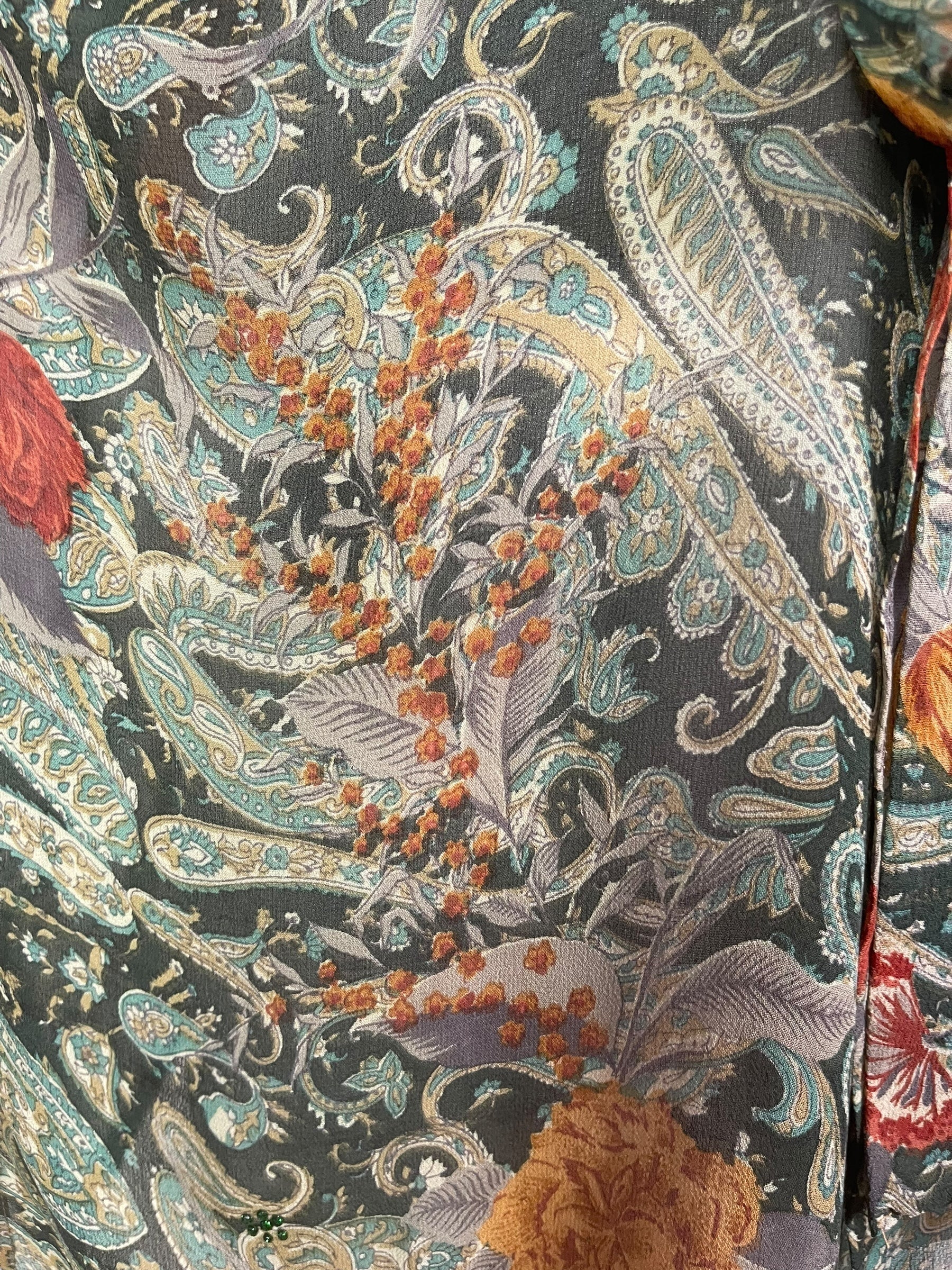 MARKETING PRG7876  Sheer Avatar Pure Silk Kimono-Sleeved Jacket with Belt by MARKETING – Handmade ethical Short Kimono from sariKNOTsari using upcycled silk. Designed in Canada for travel and slow fashion, loved from Toronto to LA to Sydney.