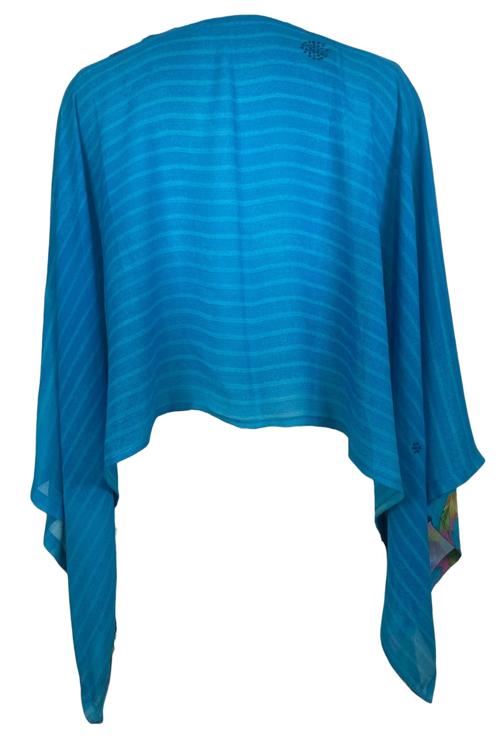 PREVIEW PRG8337 Sheer Avatar Pure Silk Kimono-Sleeved Top