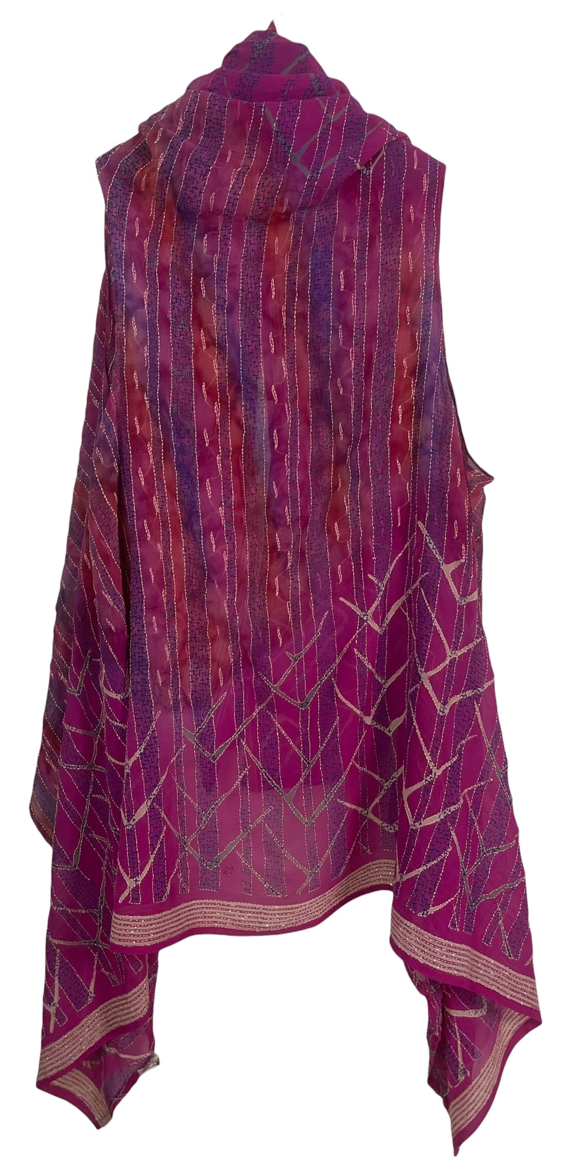 PRG8414 Sheer Wabi Sabi Pure Silk Versatile Vest