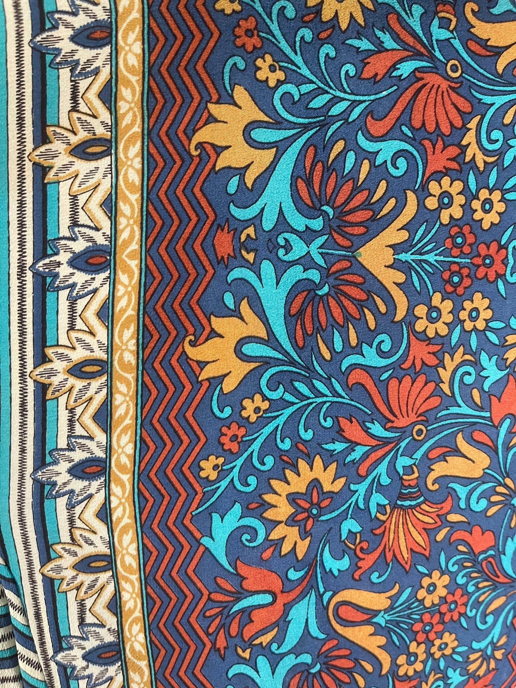 PRC7795 Avatar Pure Silk Self Pocket Tunic Dress