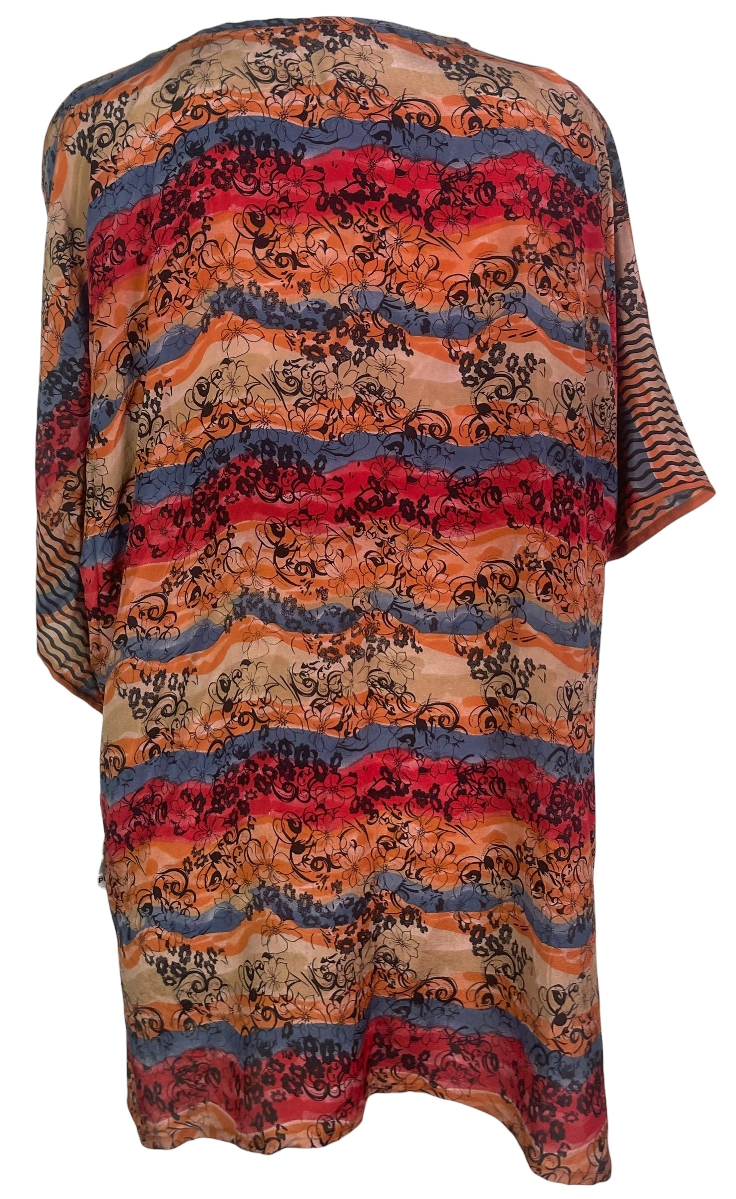 PRC8500 Wabi Sabi Pure Silk Kimono-Sleeved Jacket with Belt