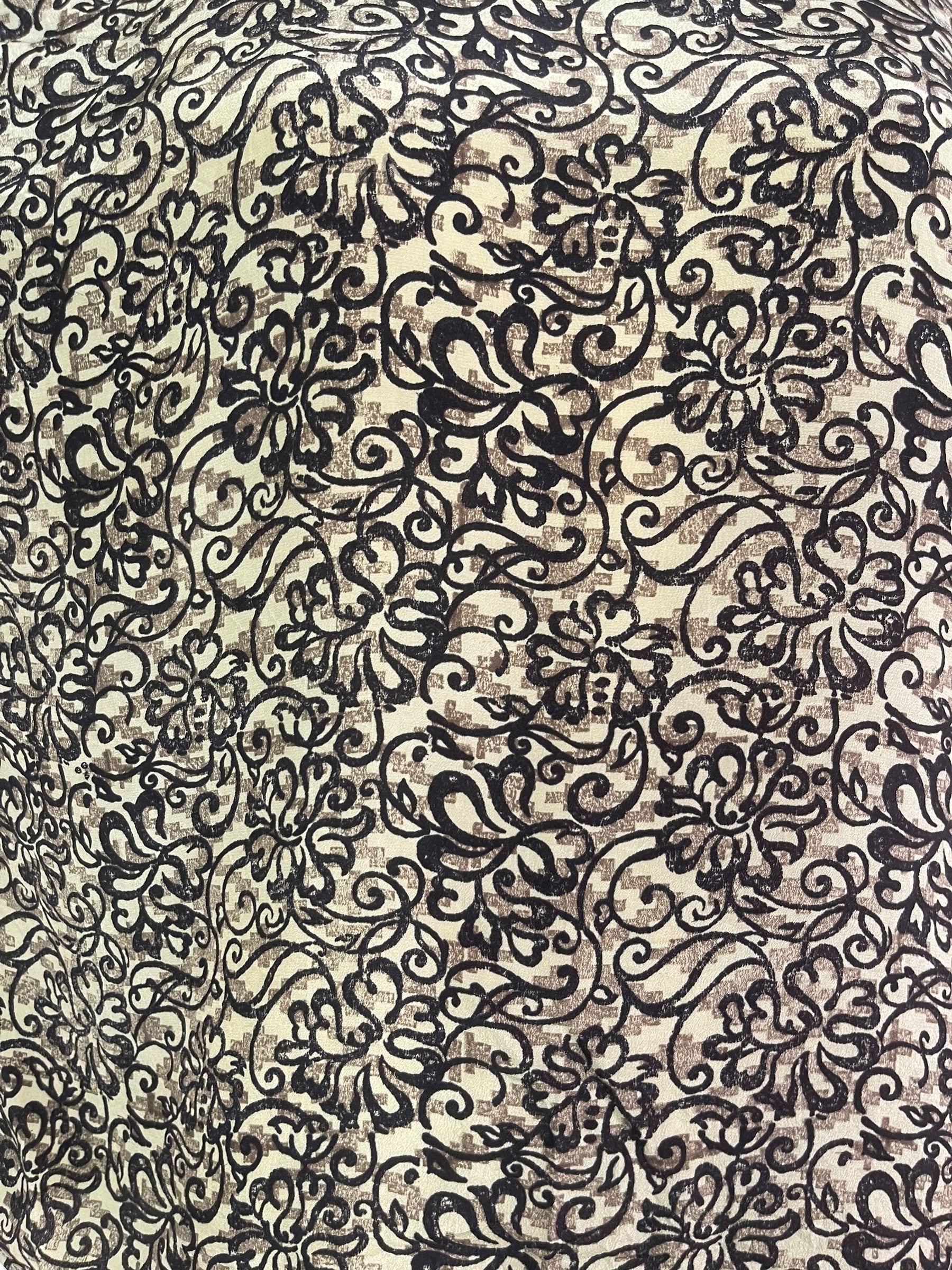 PRC8067 Avatar Pure Silk Side Slit Top