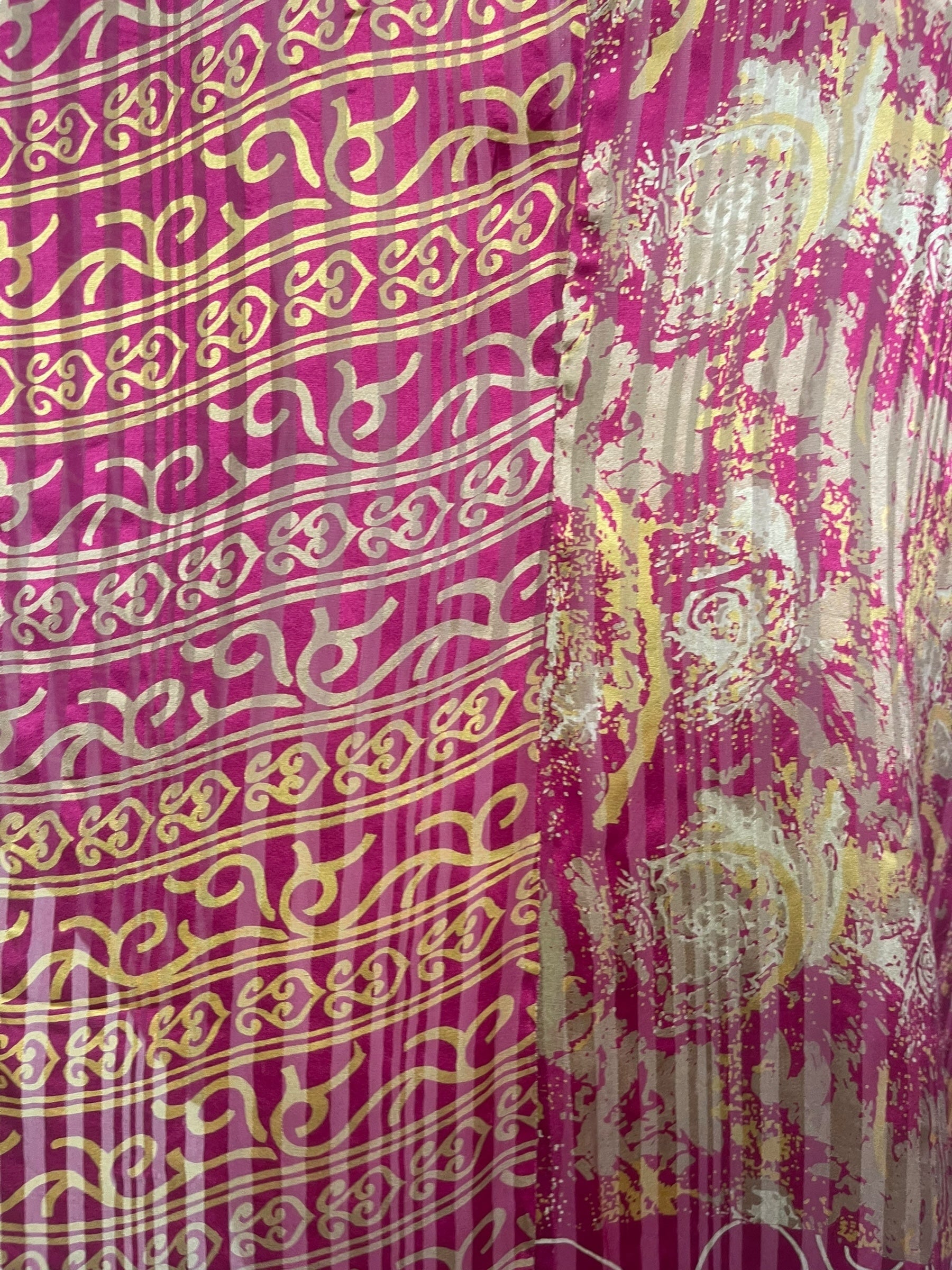 PRG8130 Sheer Avatar Pure Silk Waterfall Top