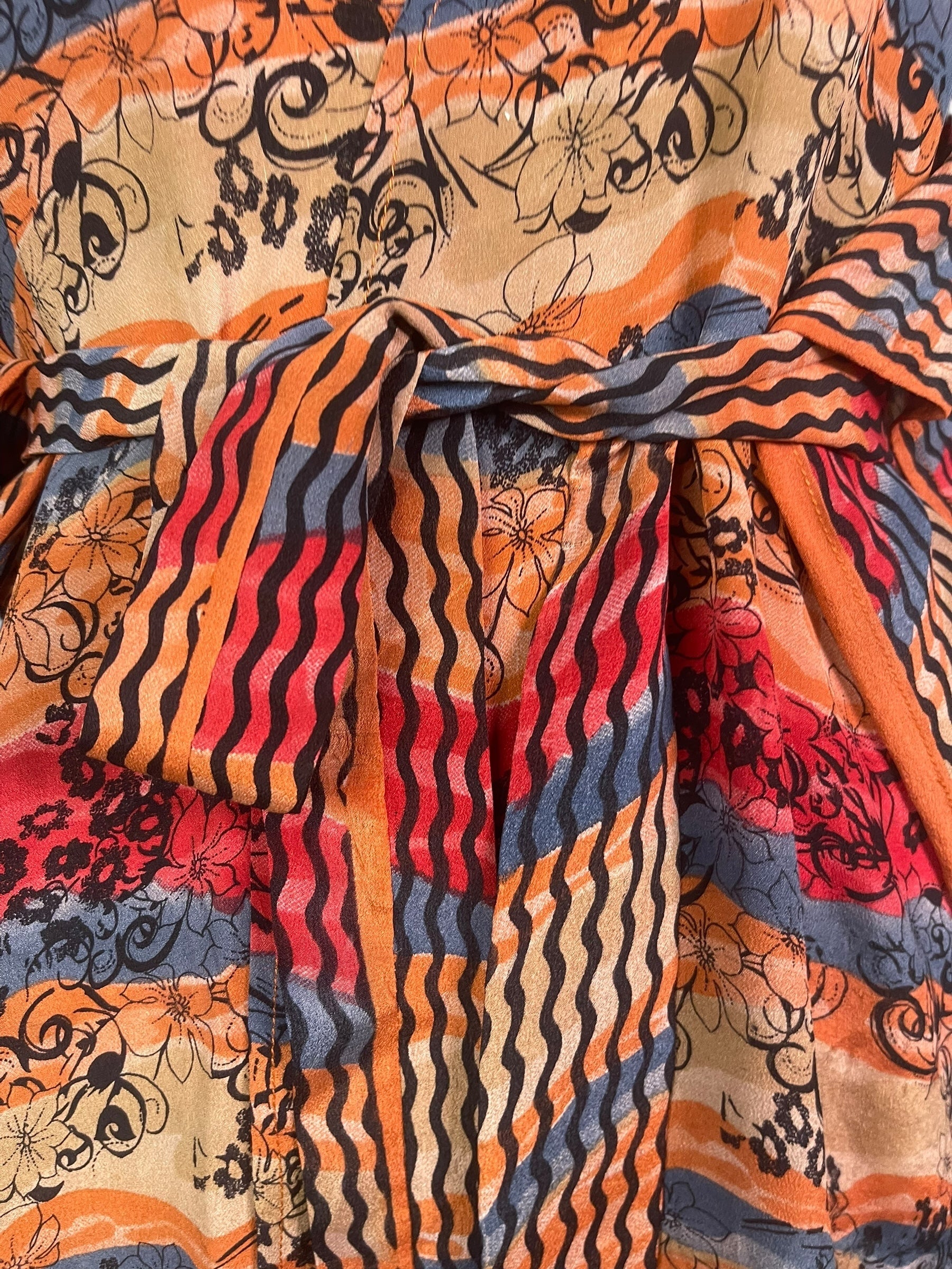 PRC8500 Wabi Sabi Pure Silk Kimono-Sleeved Jacket with Belt