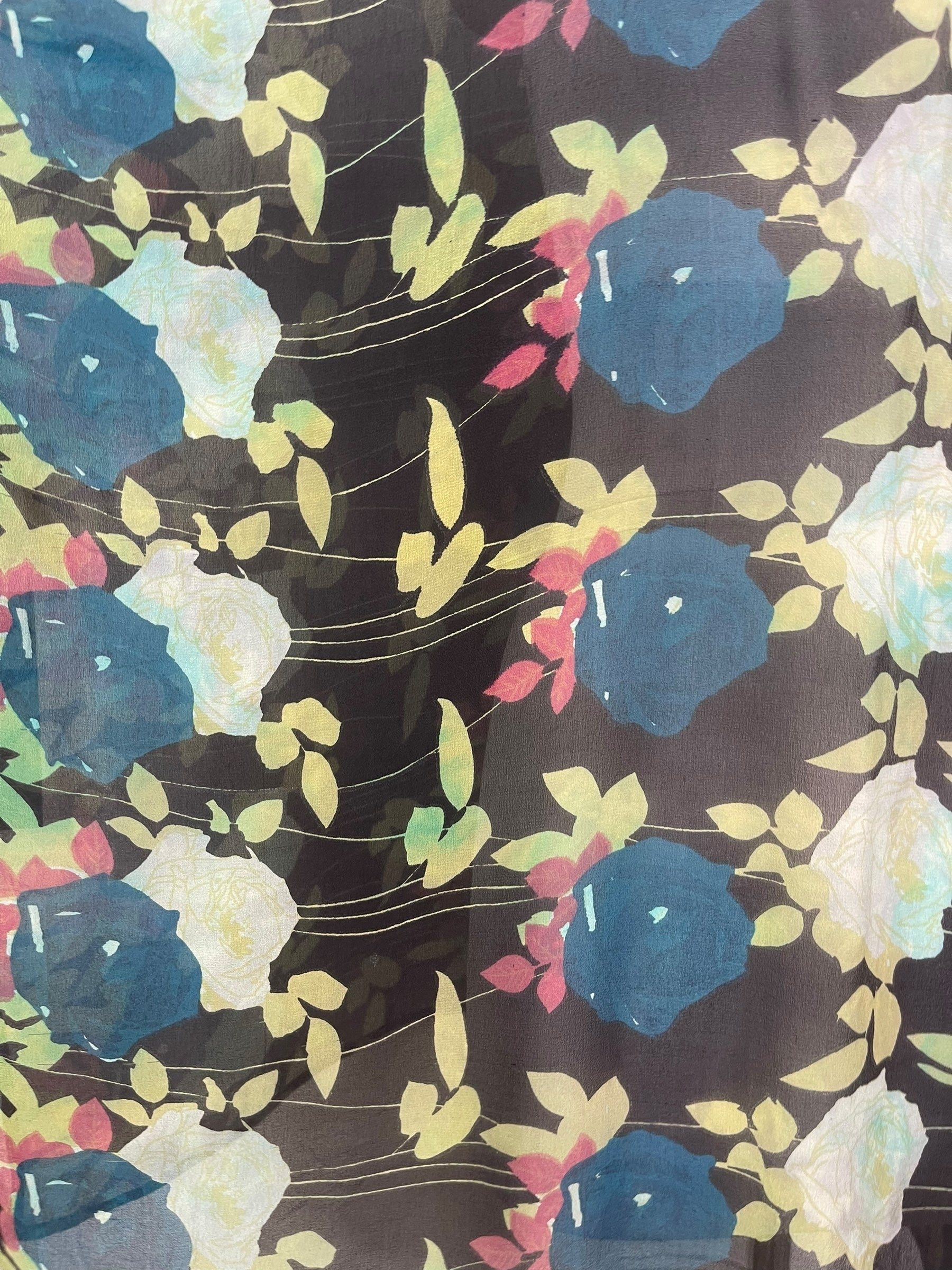 PRG7856 Sheer Wabi Sabi Pure Silk Short Kaftan Tunic With Slits