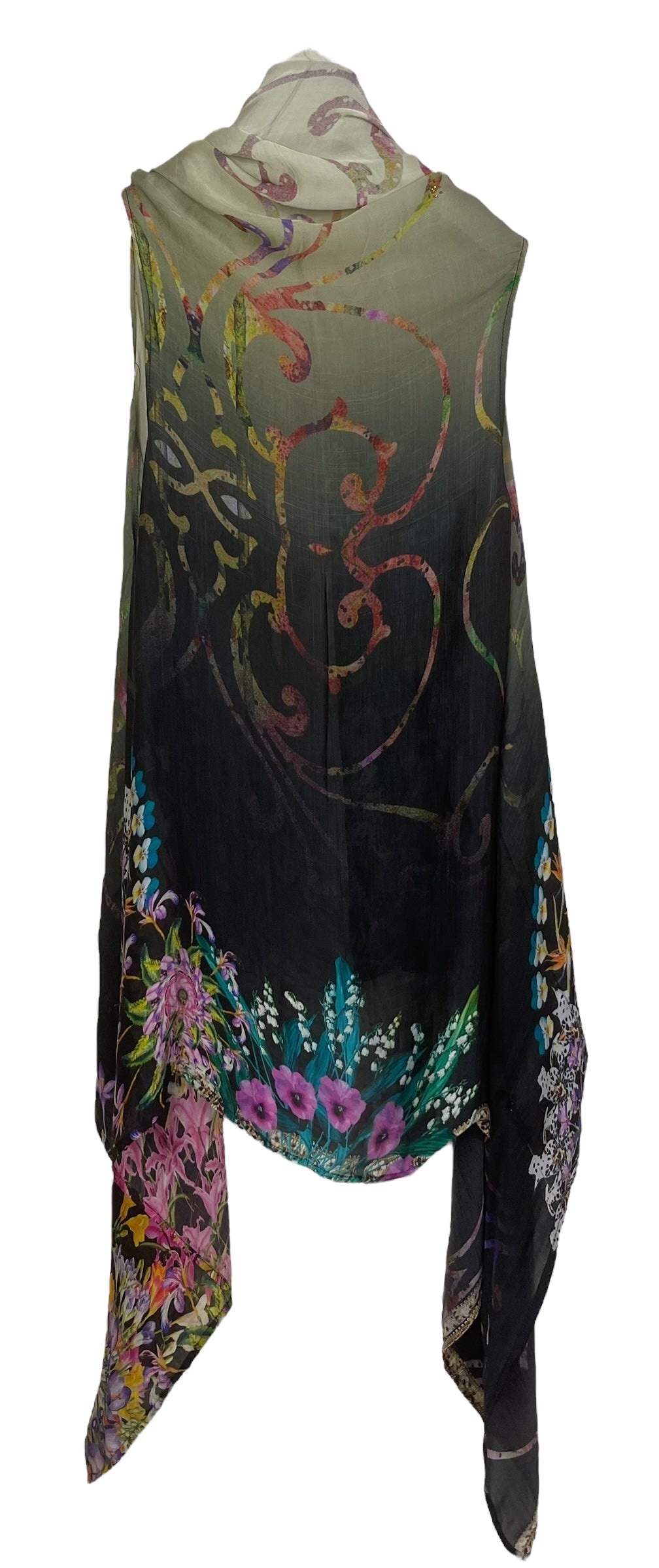 PRS8192 Wabi Sabi Pure Silk Satin Versatile Vest