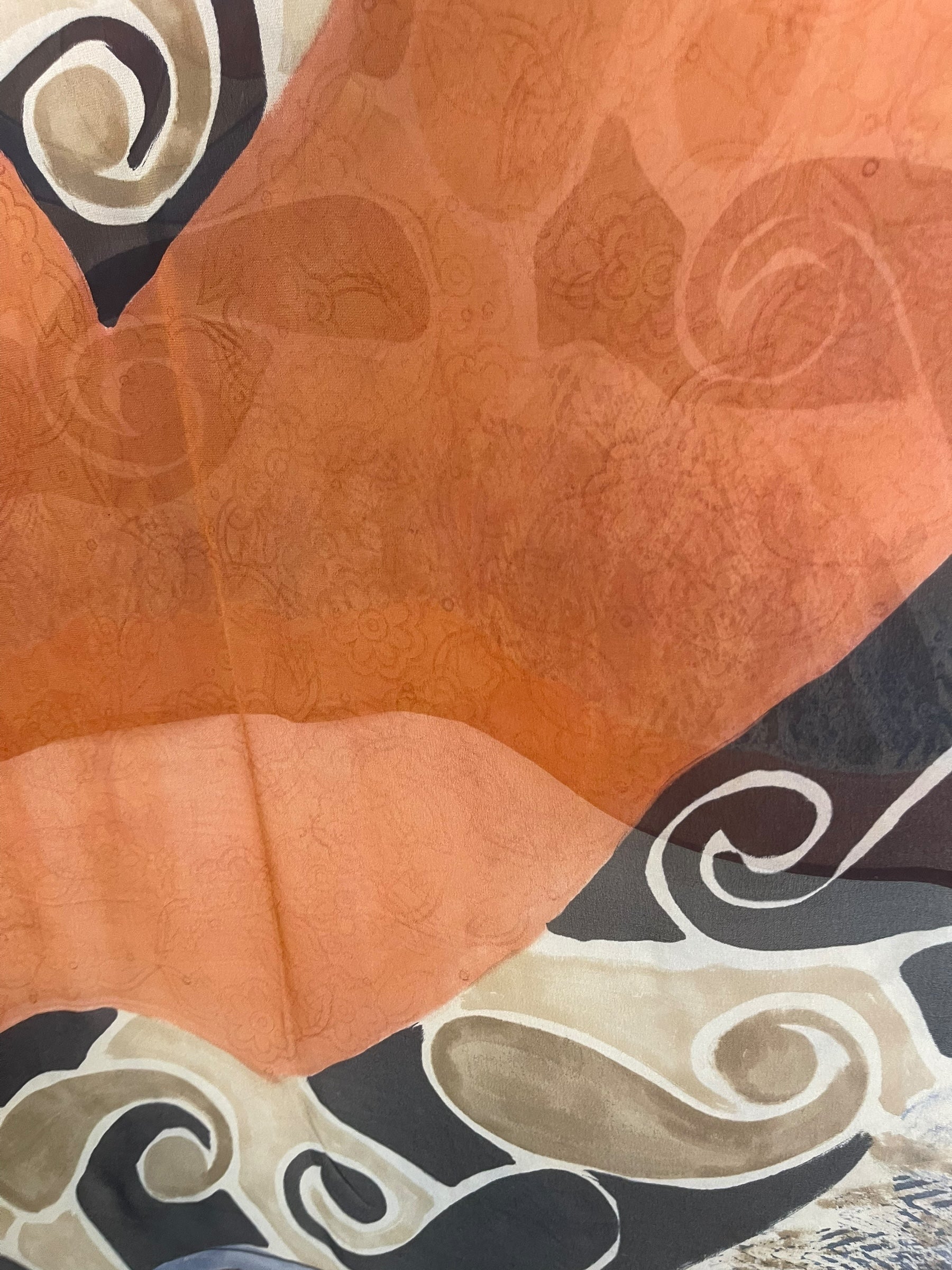 PRG8529 Sheer Avatar Pure Silk Hi Lo Top