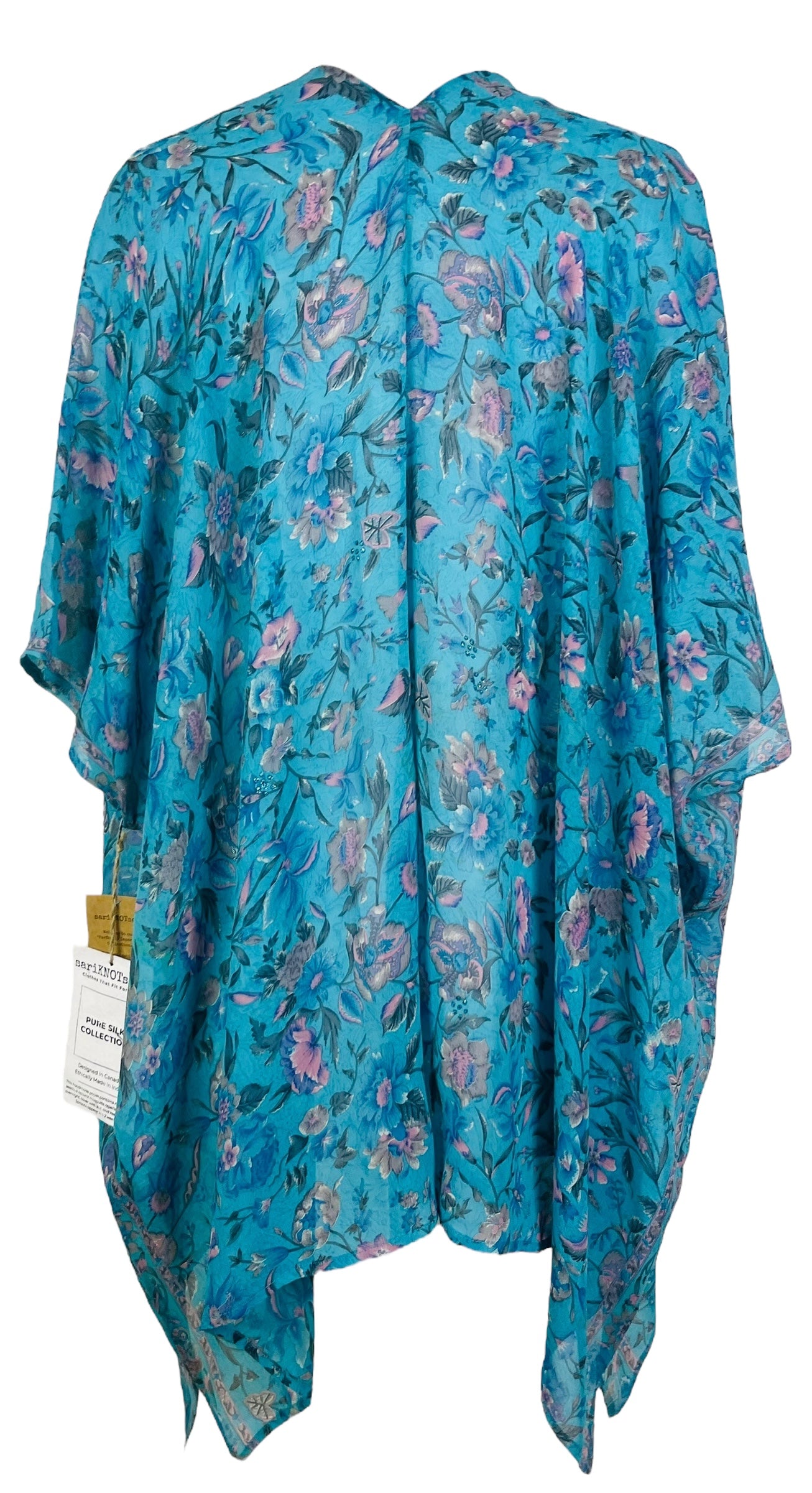 PRG7589 Sheer Wabi Sabi Pure Silk Cardigan