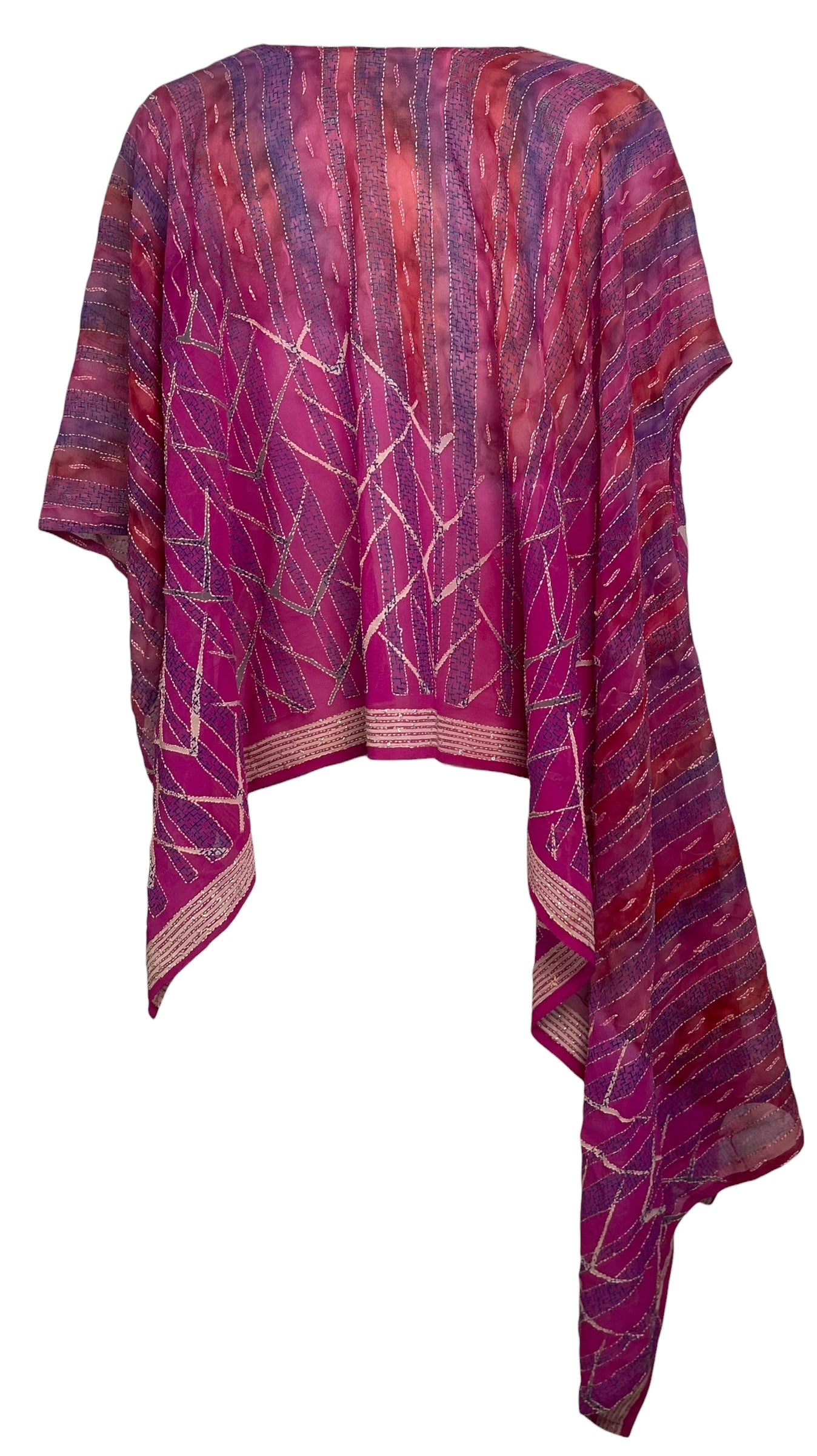 PRG8414 Sheer Wabi Sabi Pure Silk Versatile Vest