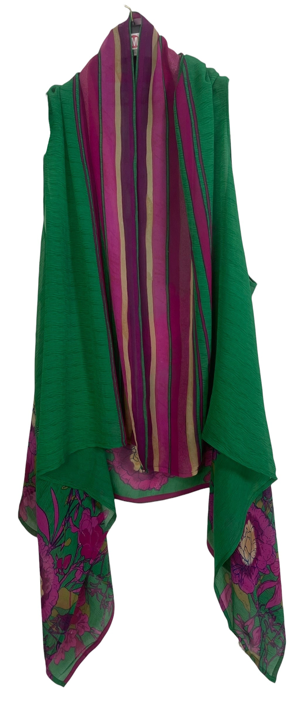 PRG8412 Sheer Wabi Sabi Pure Silk Versatile Vest