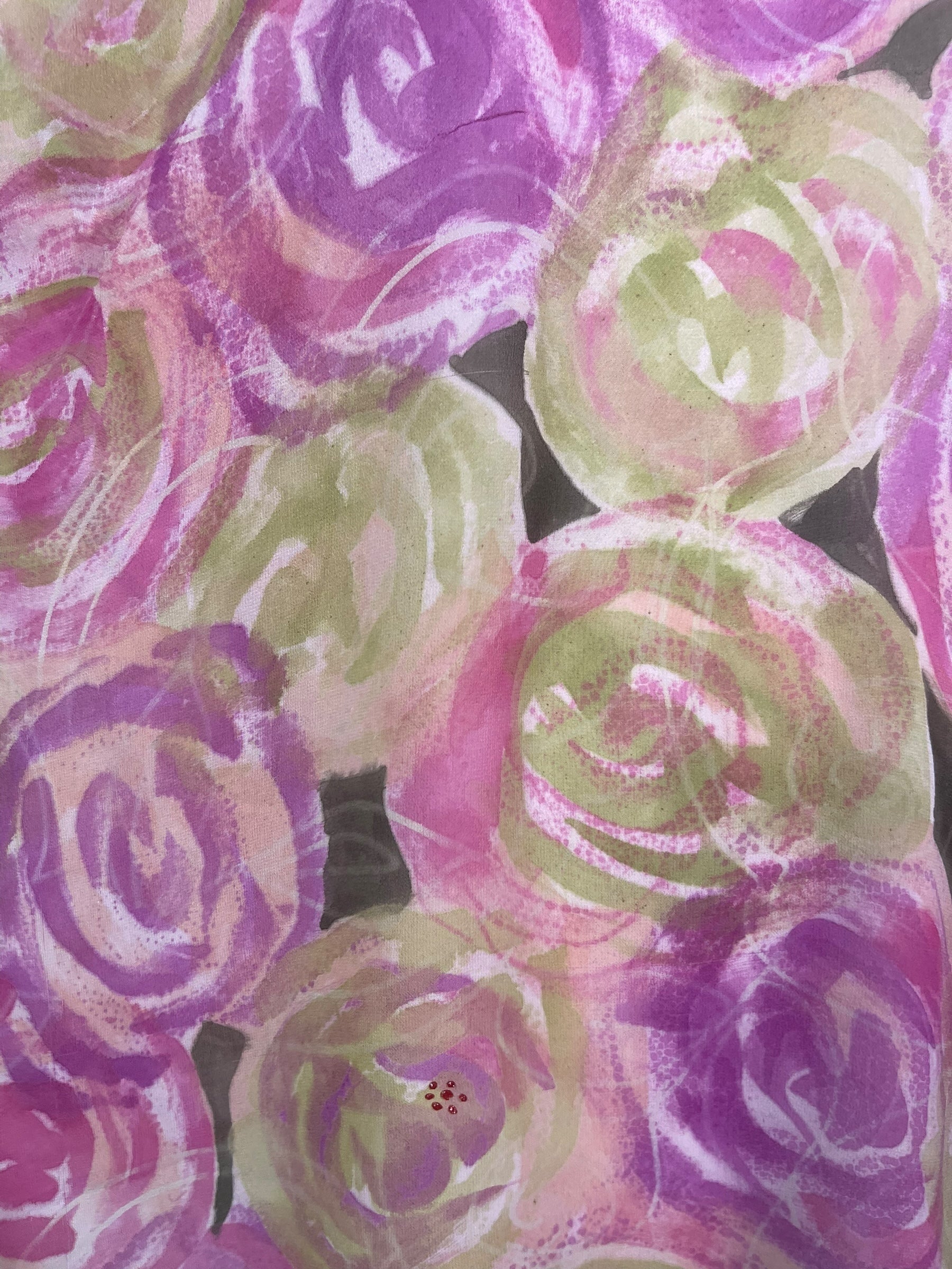 PRG8201 Sheer Wabi Sabi Pure Silk Long Tunic with Side Ties