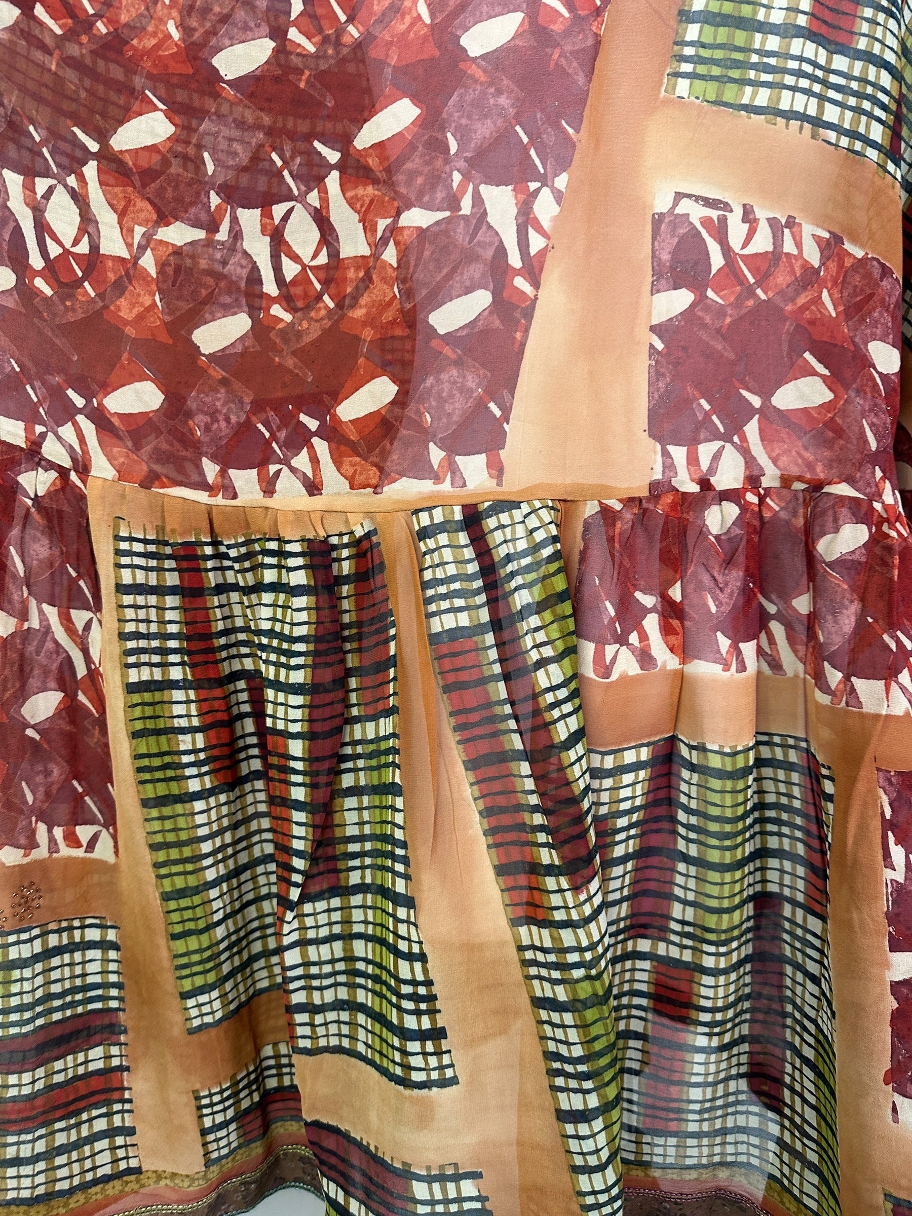 PRG8420 Sheer Avatar Pure Silk Boxy Babydoll Dress