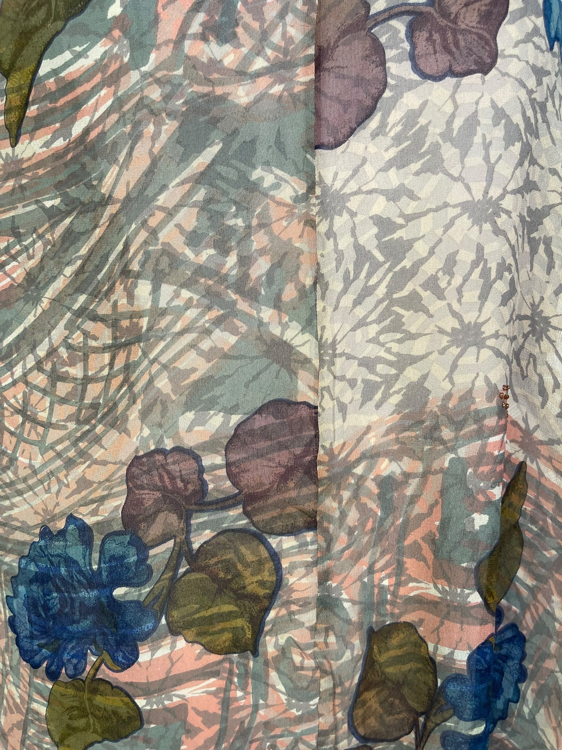 PRG7076 Sheer Wabi Sabi Pure Silk Waterfall Top