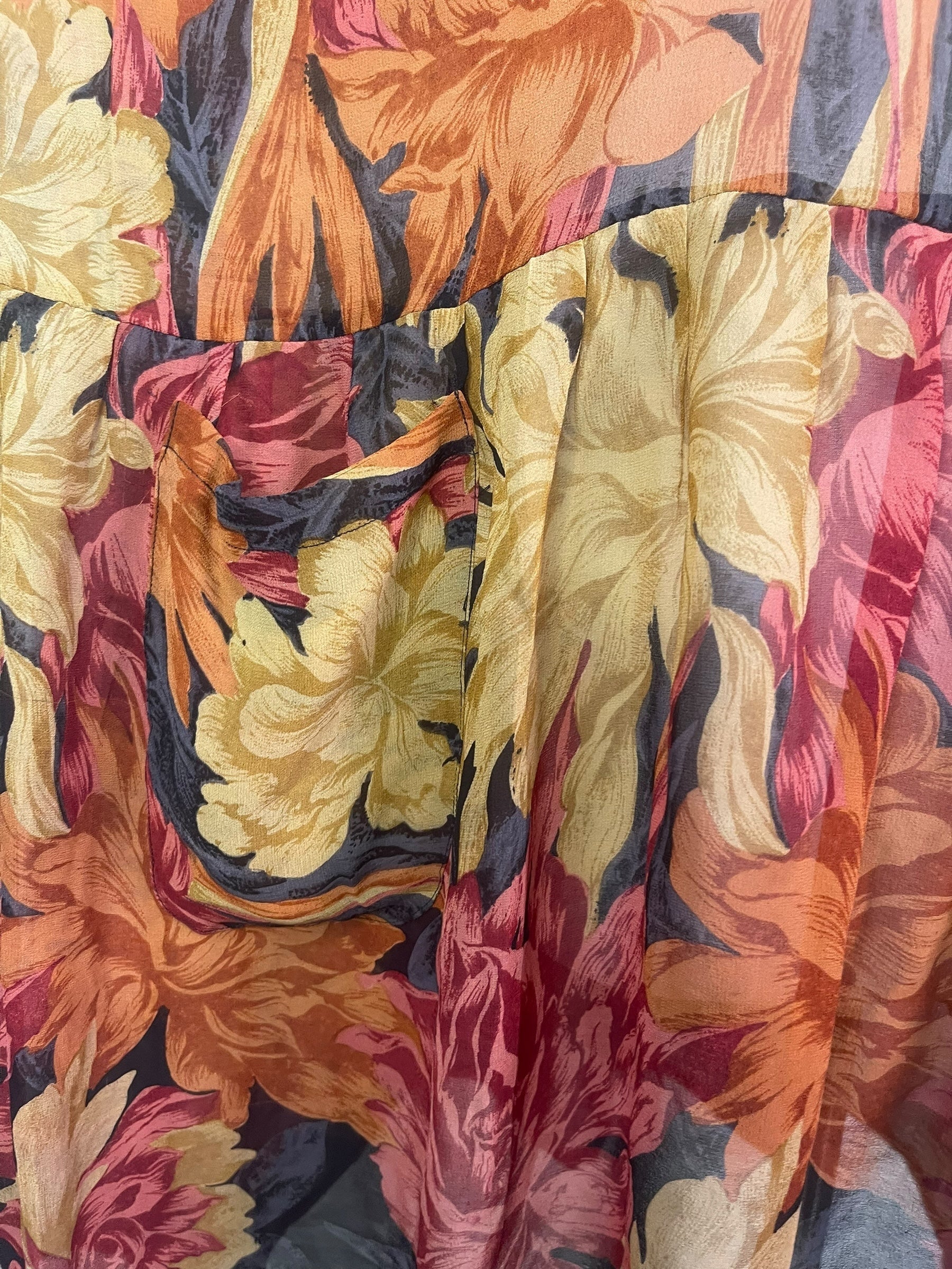 PRG8169 Sheer Wabi Sabi Pure Silk Boxy Babydoll Dress