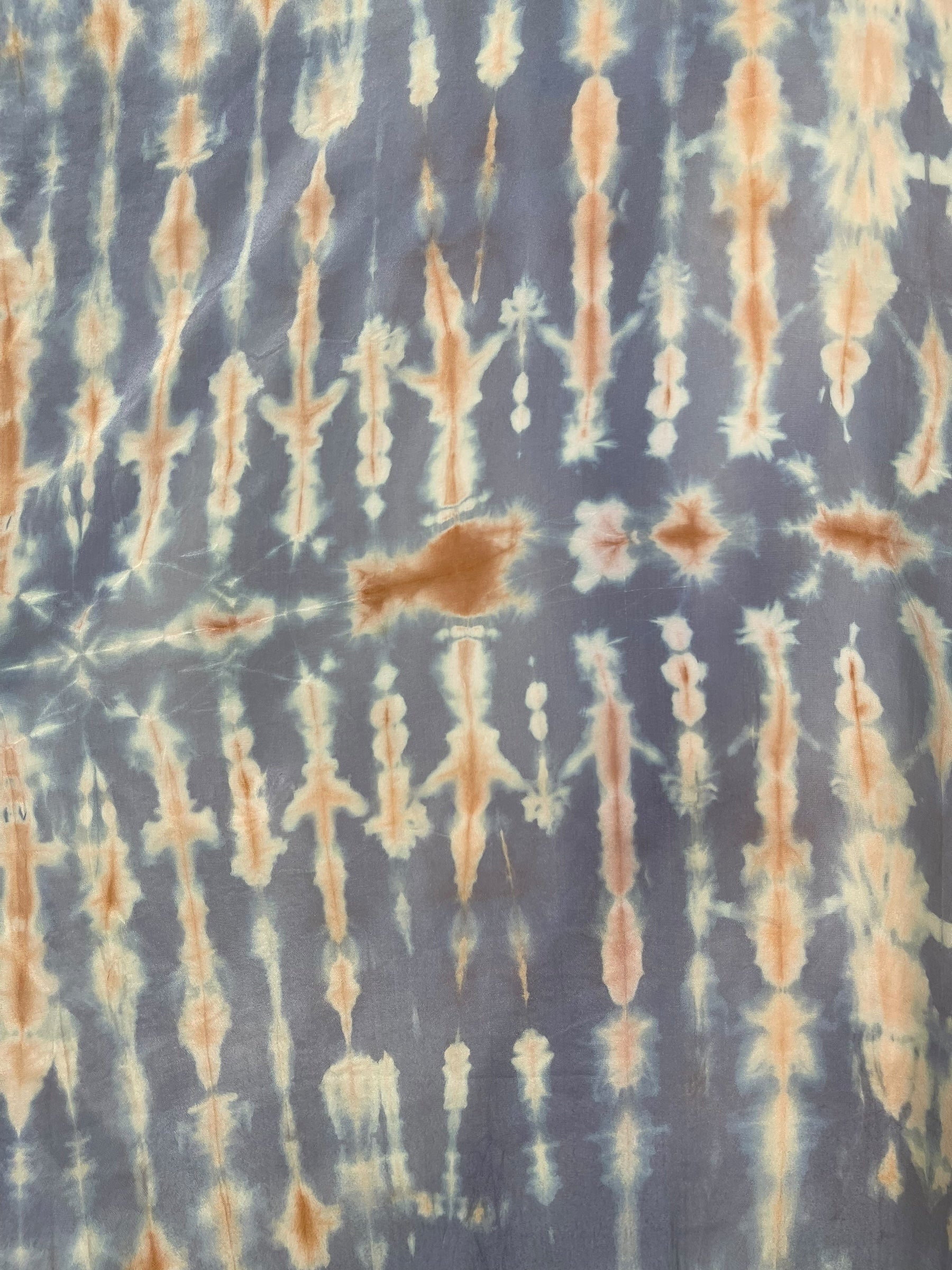 PRC8557 Avatar Long Pure Silk Kimono Sleeved Duster with Belt