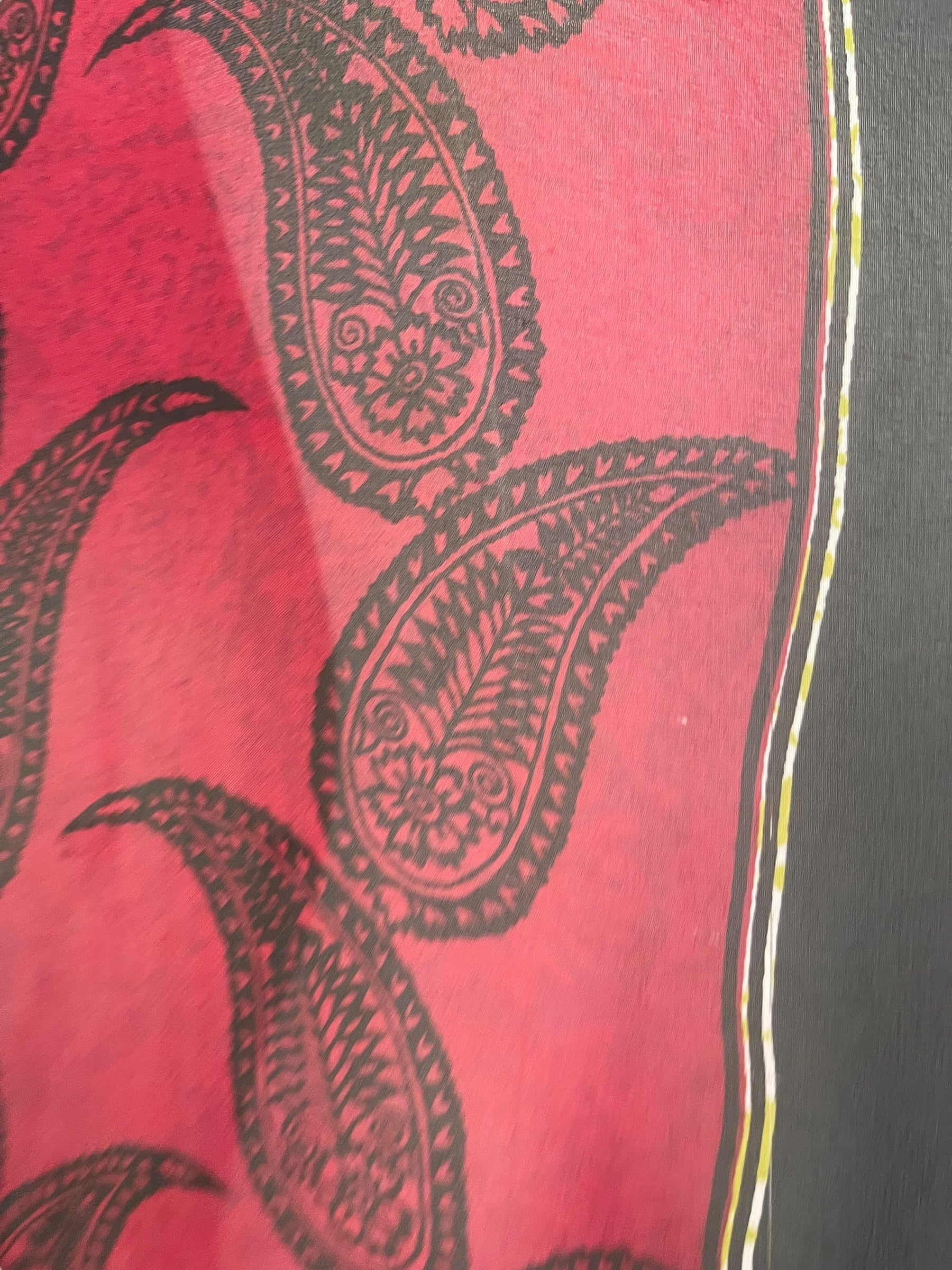 PRG7792 Sheer Wabi Sabi Pure Silk Self Pocket Tunic Dress