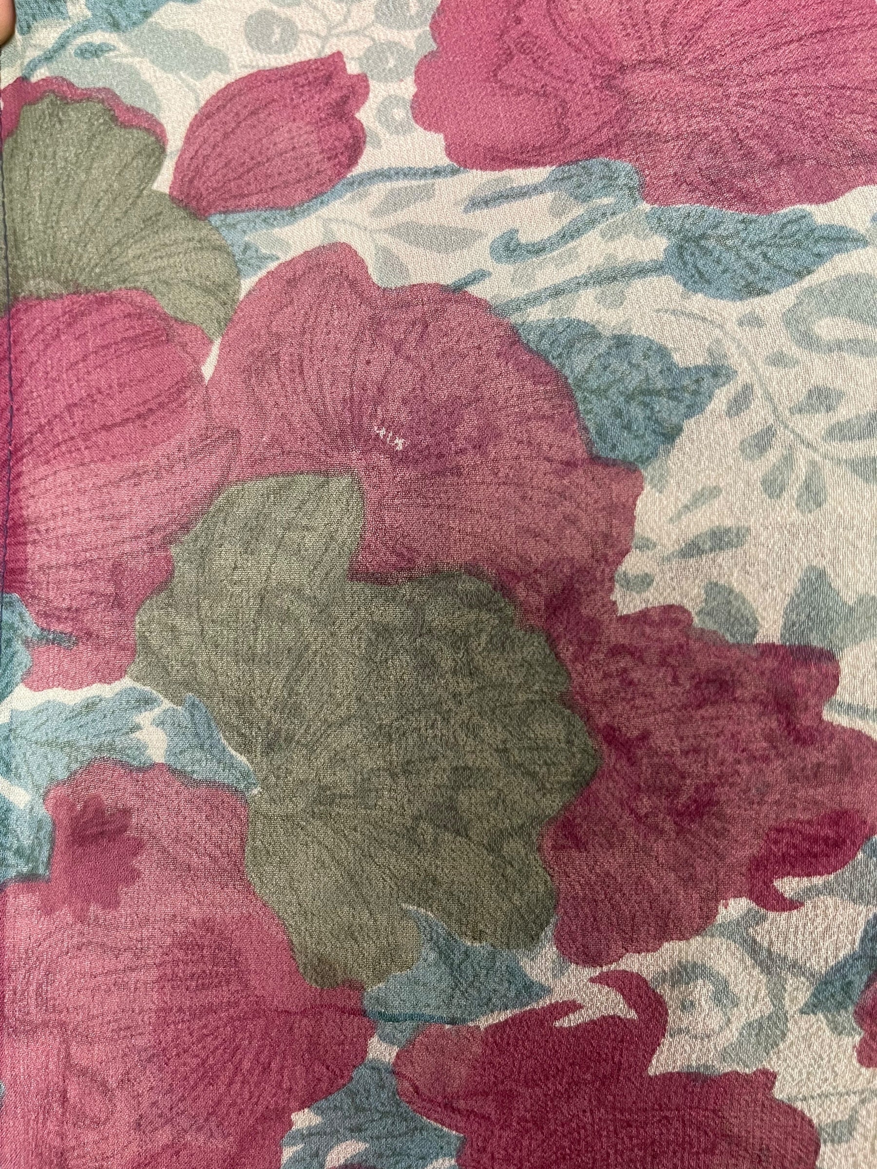 PRG8099 Sheer Wabi Sabi Pure Silk Side Slit Top by DECEMBER2025 – Handmade ethical Side Slit Top from sariKNOTsari using upcycled silk. Designed in Canada for travel and slow fashion, loved from Toronto to LA to Sydney.