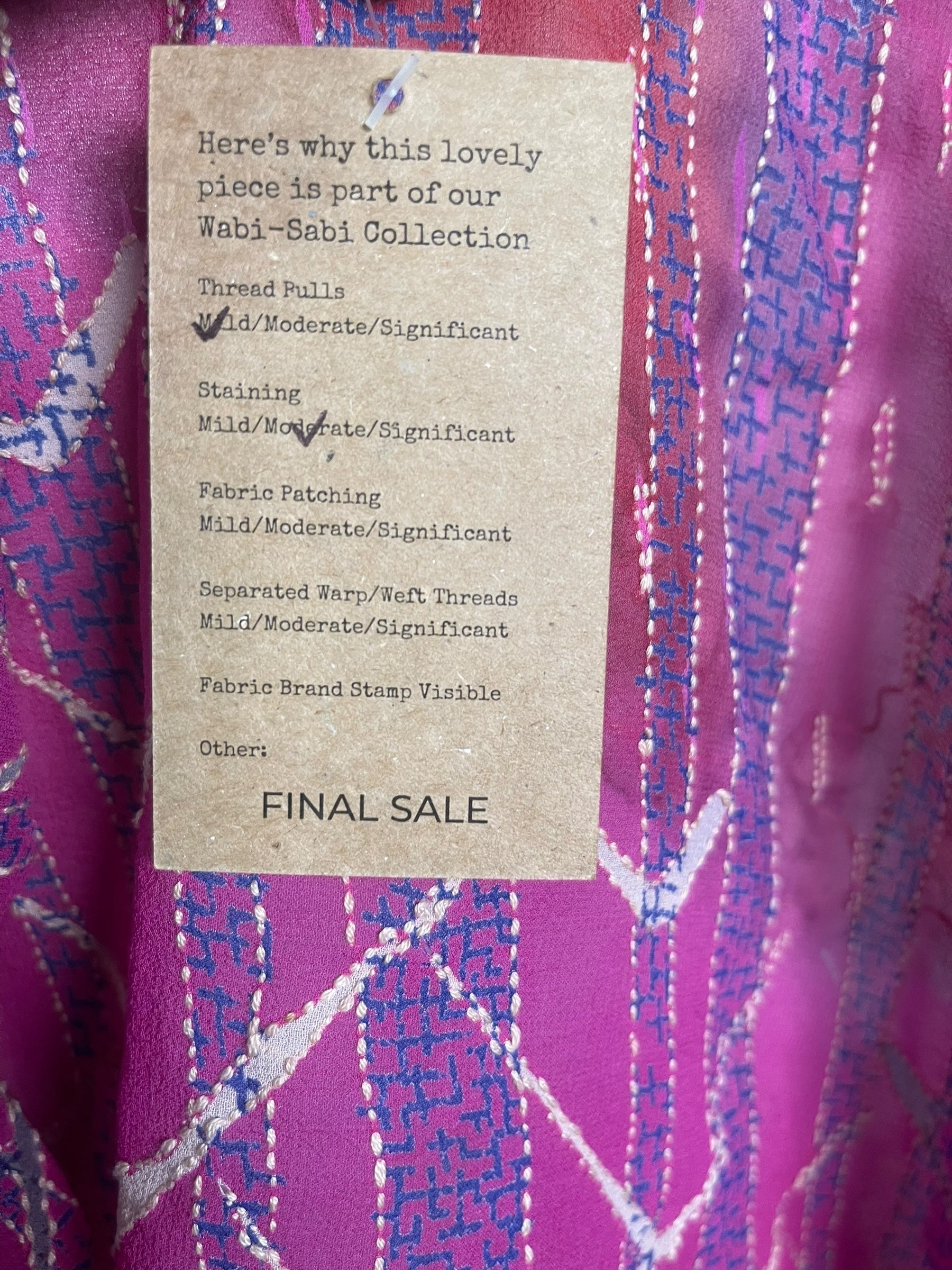 PRG8414 Sheer Wabi Sabi Pure Silk Versatile Vest