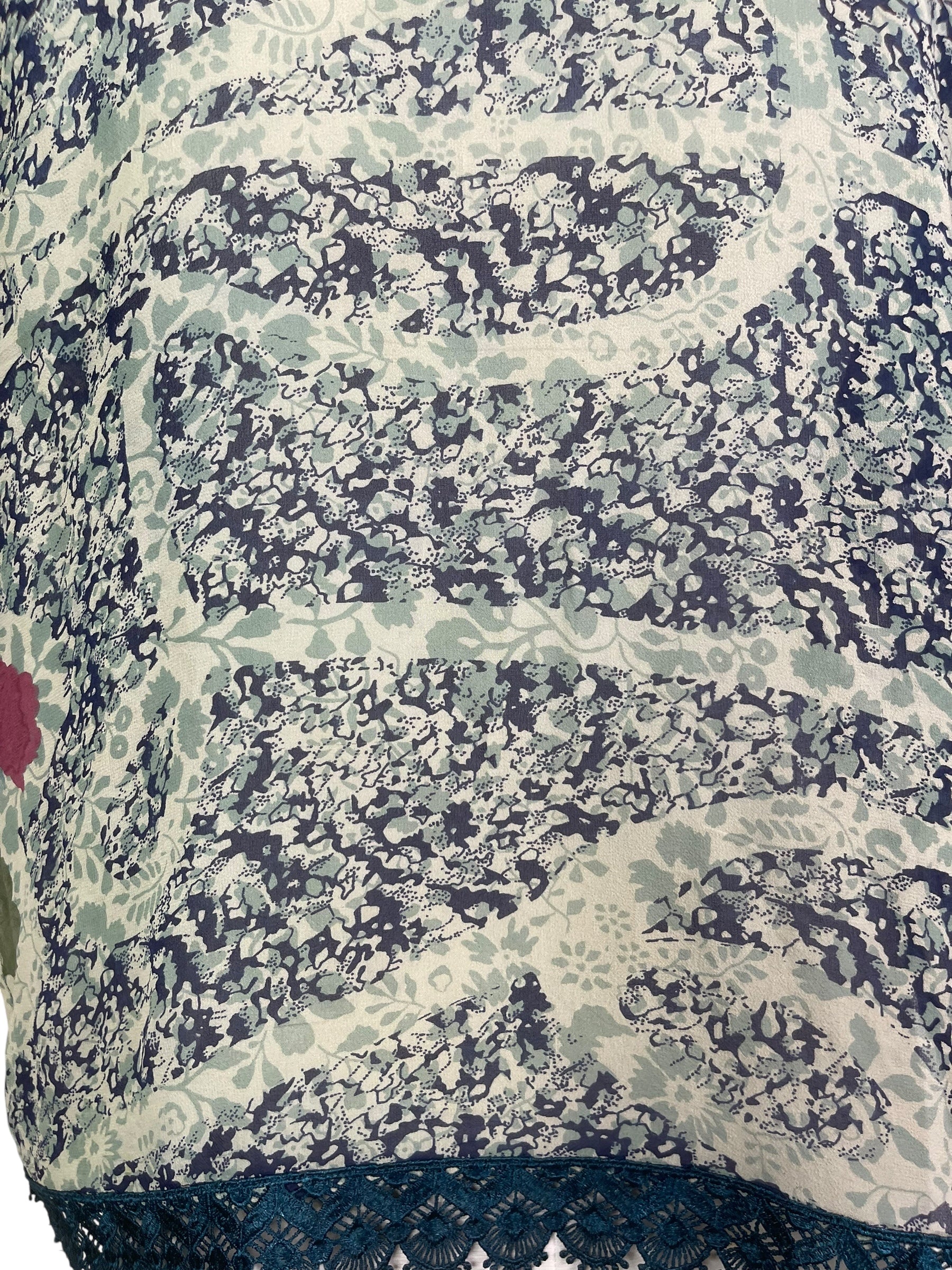 PRG8099 Sheer Wabi Sabi Pure Silk Side Slit Top by DECEMBER2025 – Handmade ethical Side Slit Top from sariKNOTsari using upcycled silk. Designed in Canada for travel and slow fashion, loved from Toronto to LA to Sydney.