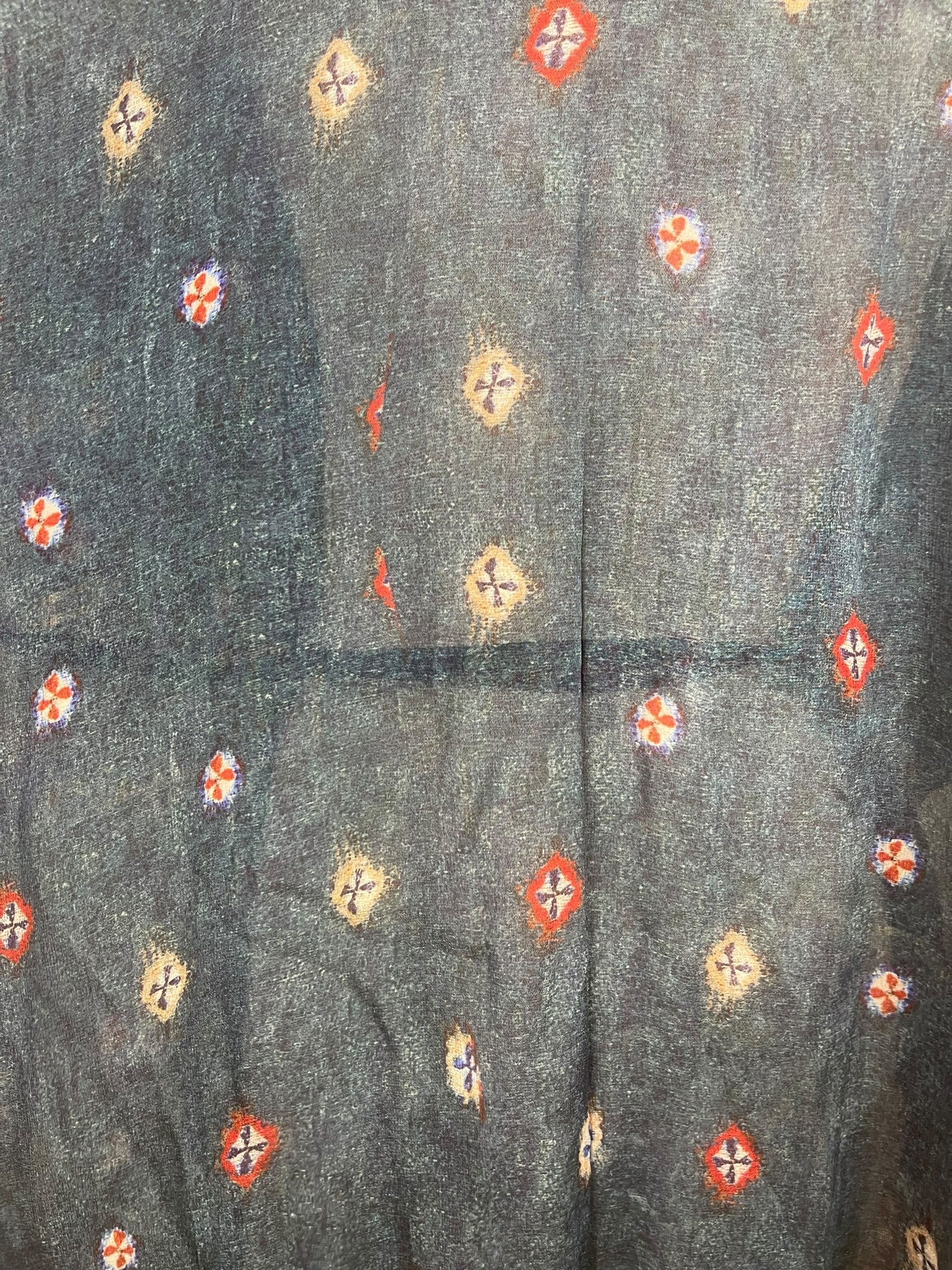 PRG8517 Sheer Avatar Pure Silk Kimono-Sleeved Jacket with Belt by FEBRUARY2026 – Handmade ethical Short Kimono from sariKNOTsari using upcycled silk. Designed in Canada for travel and slow fashion, loved from Toronto to LA to Sydney.