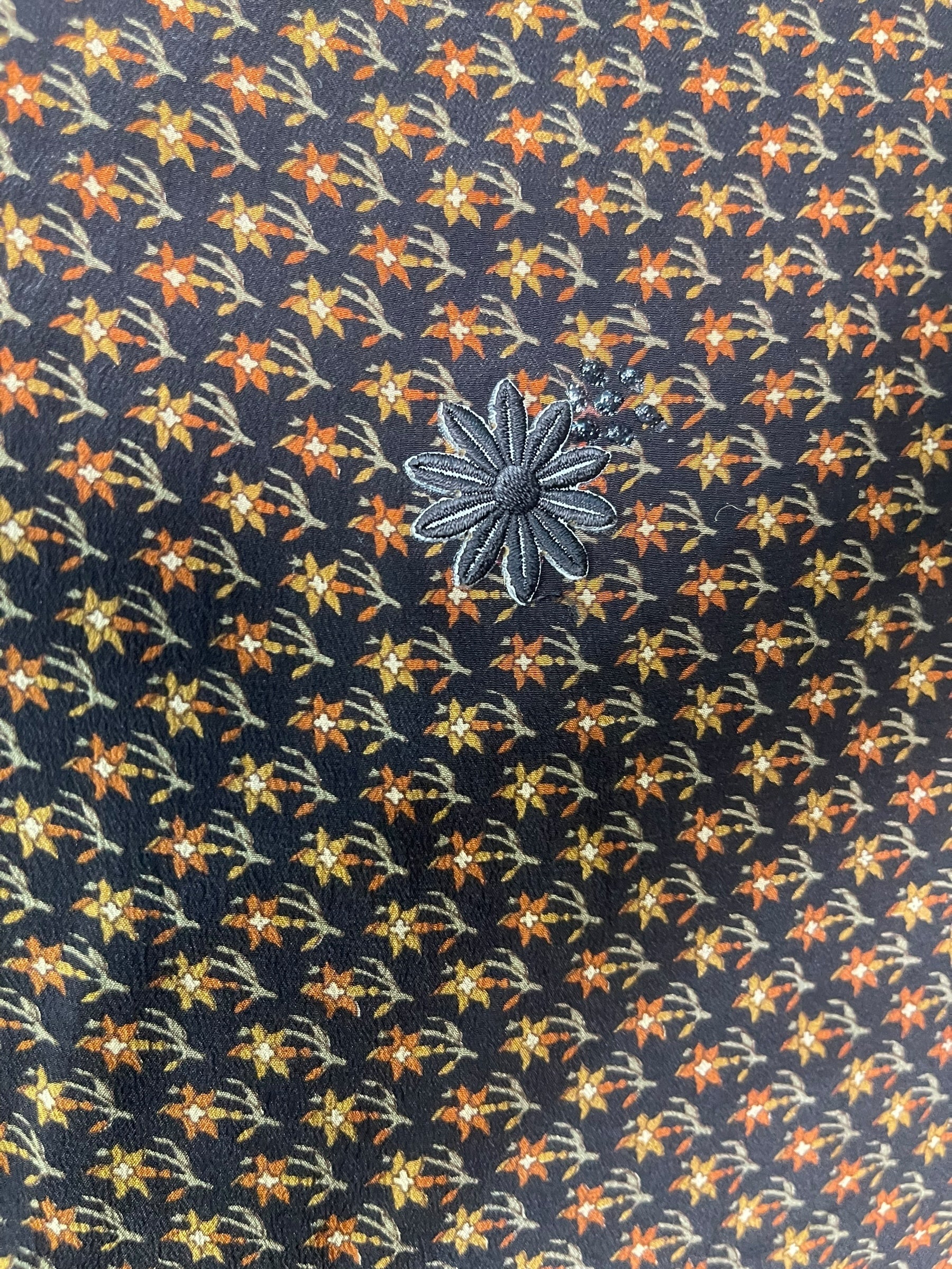 PRC8076 Avatar Pure Silk Long Tunic with Side Ties