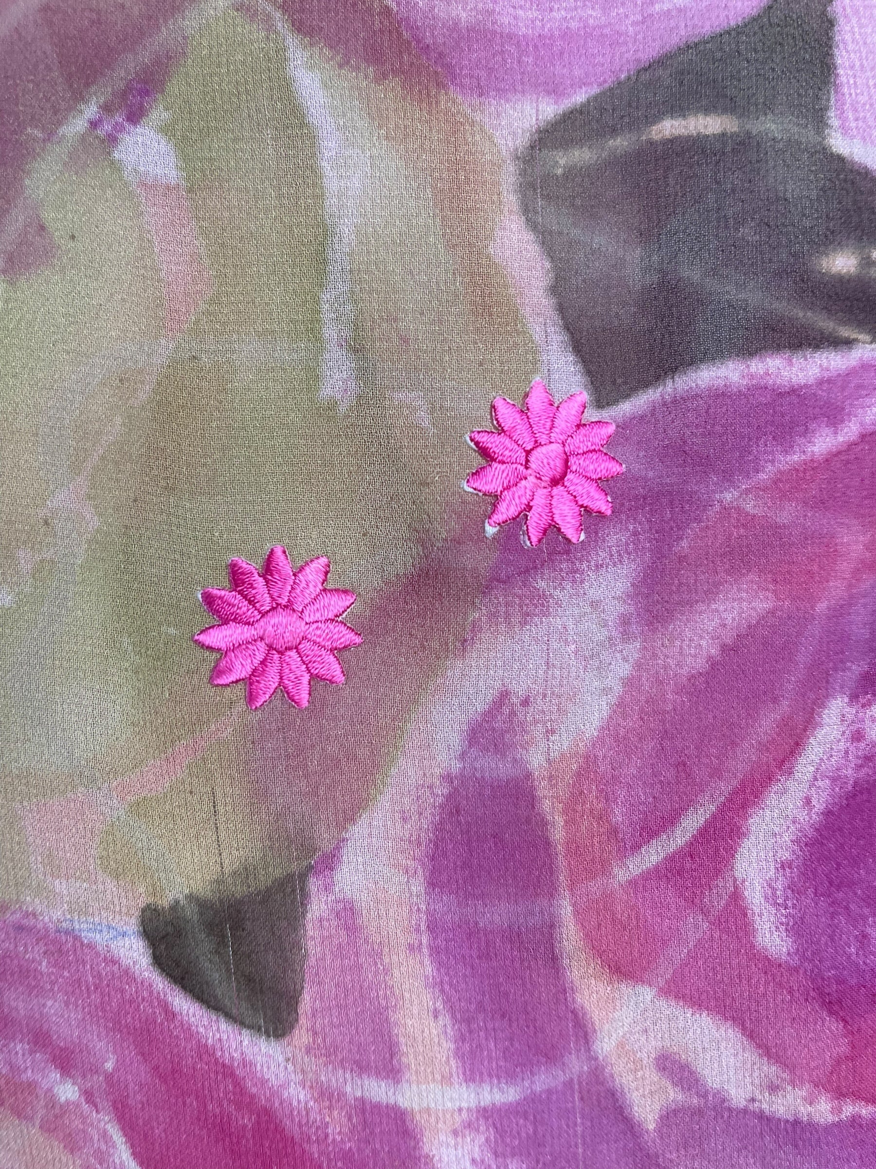 PRG8201 Sheer Wabi Sabi Pure Silk Long Tunic with Side Ties