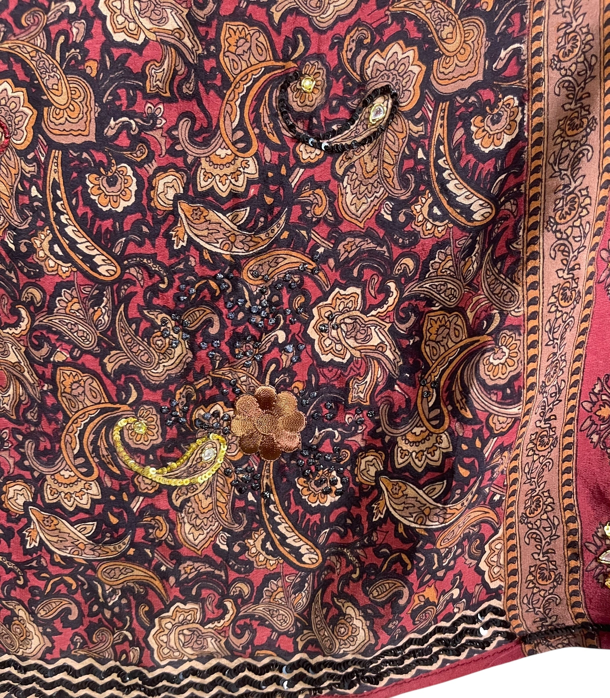 PREVIEW PRC8751 Avatar Pure Silk Kimono-Sleeved Top by MARCH2026 – Handmade ethical Kimono Top from sariKNOTsari using upcycled silk. Designed in Canada for travel and slow fashion, loved from Toronto to LA to Sydney.