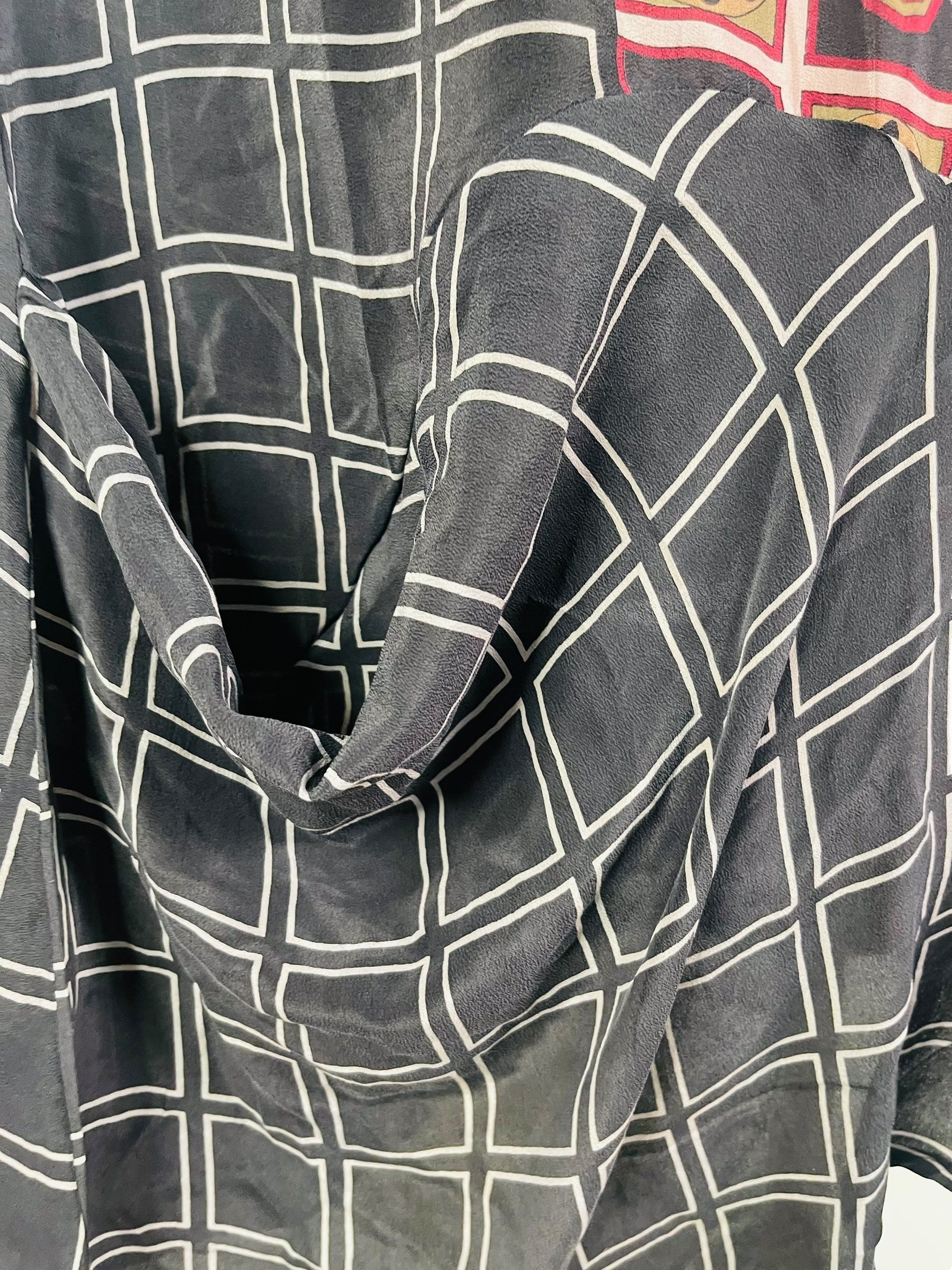 PRC6820 Avatar Pure Silk Self Pocket Tunic Dress