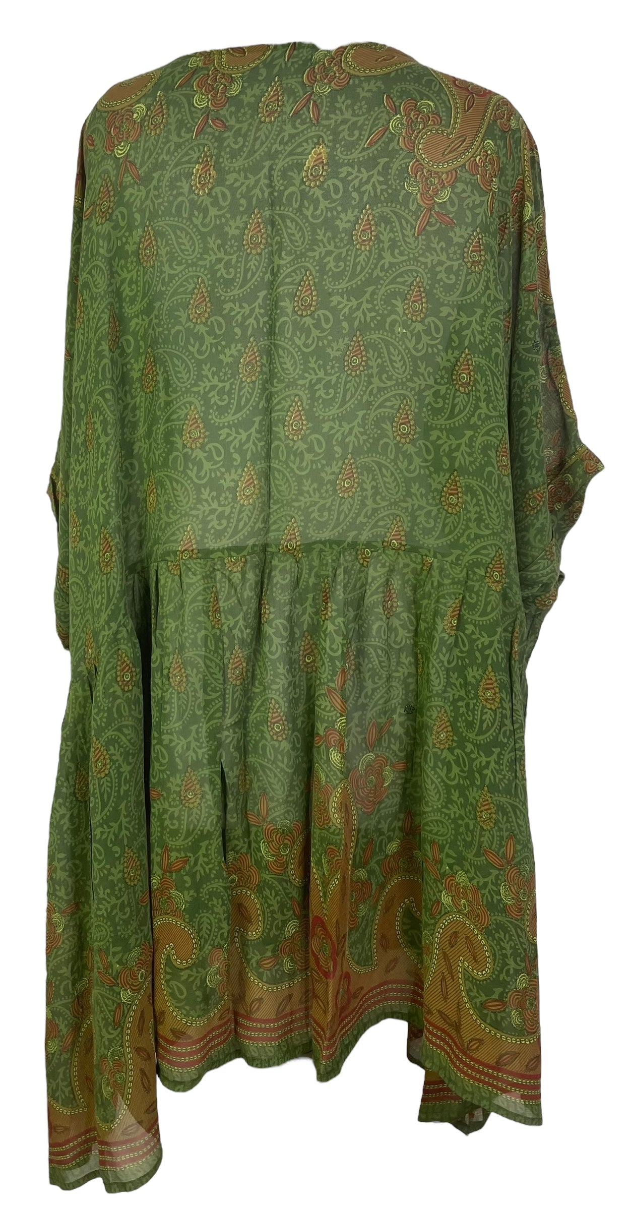 PRG7744 Sheer Avatar Pure Silk Boxy Babydoll Dress