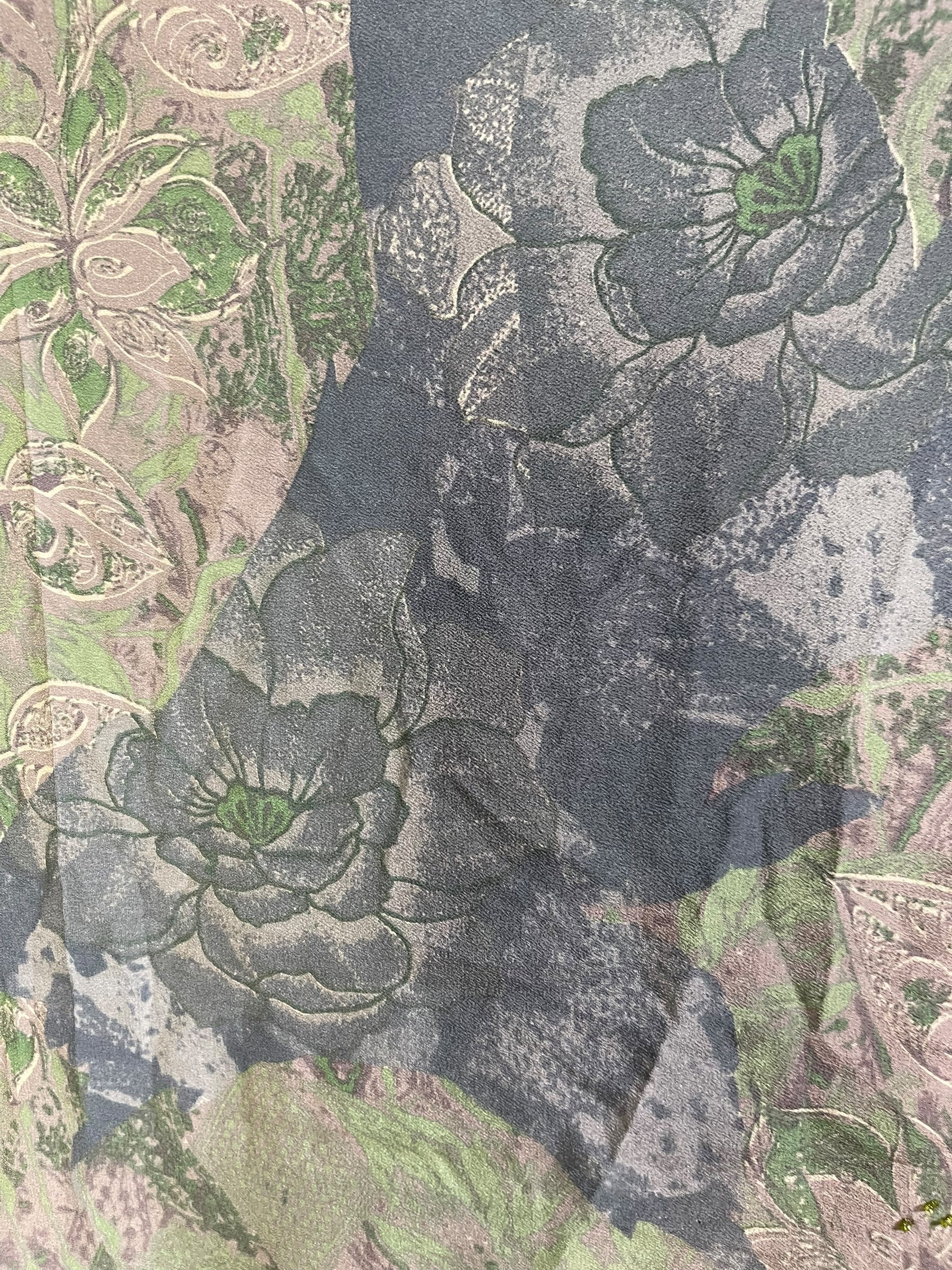 PRC6883 Avatar Pure Silk Capelet Poncho