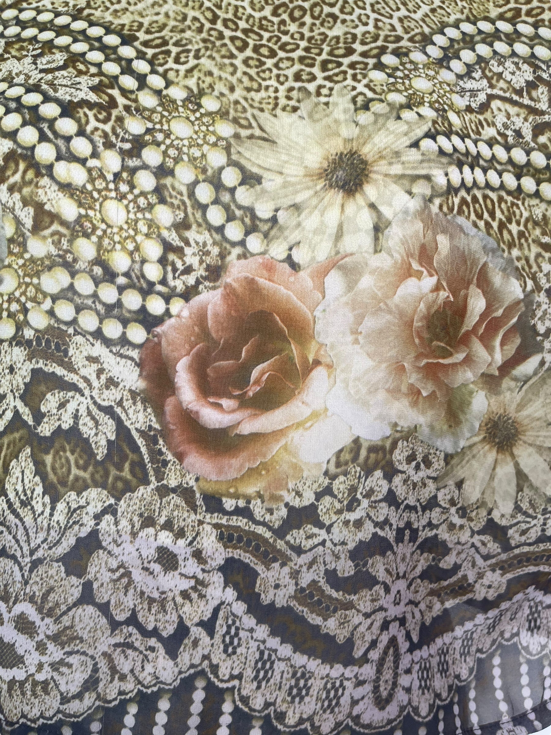 PRG4943 Sheer Avatar Pure Silk Boxy Top