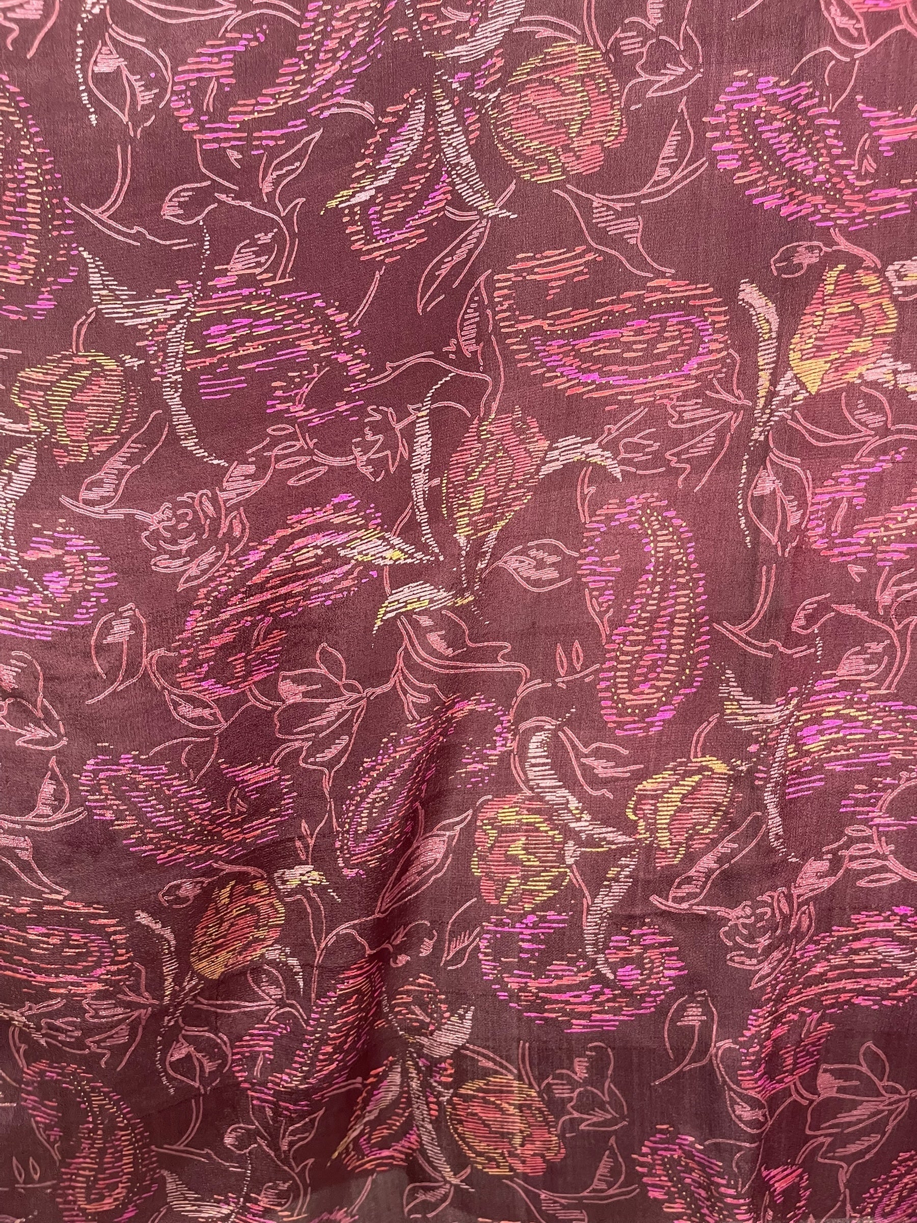 PREVIEW PRC8489 Avatar Pure Silk Short Kaftan Tunic with Slits by FEBRUARY2026 – Handmade ethical Short Kaftan from sariKNOTsari using upcycled silk. Designed in Canada for travel and slow fashion, loved from Toronto to LA to Sydney.