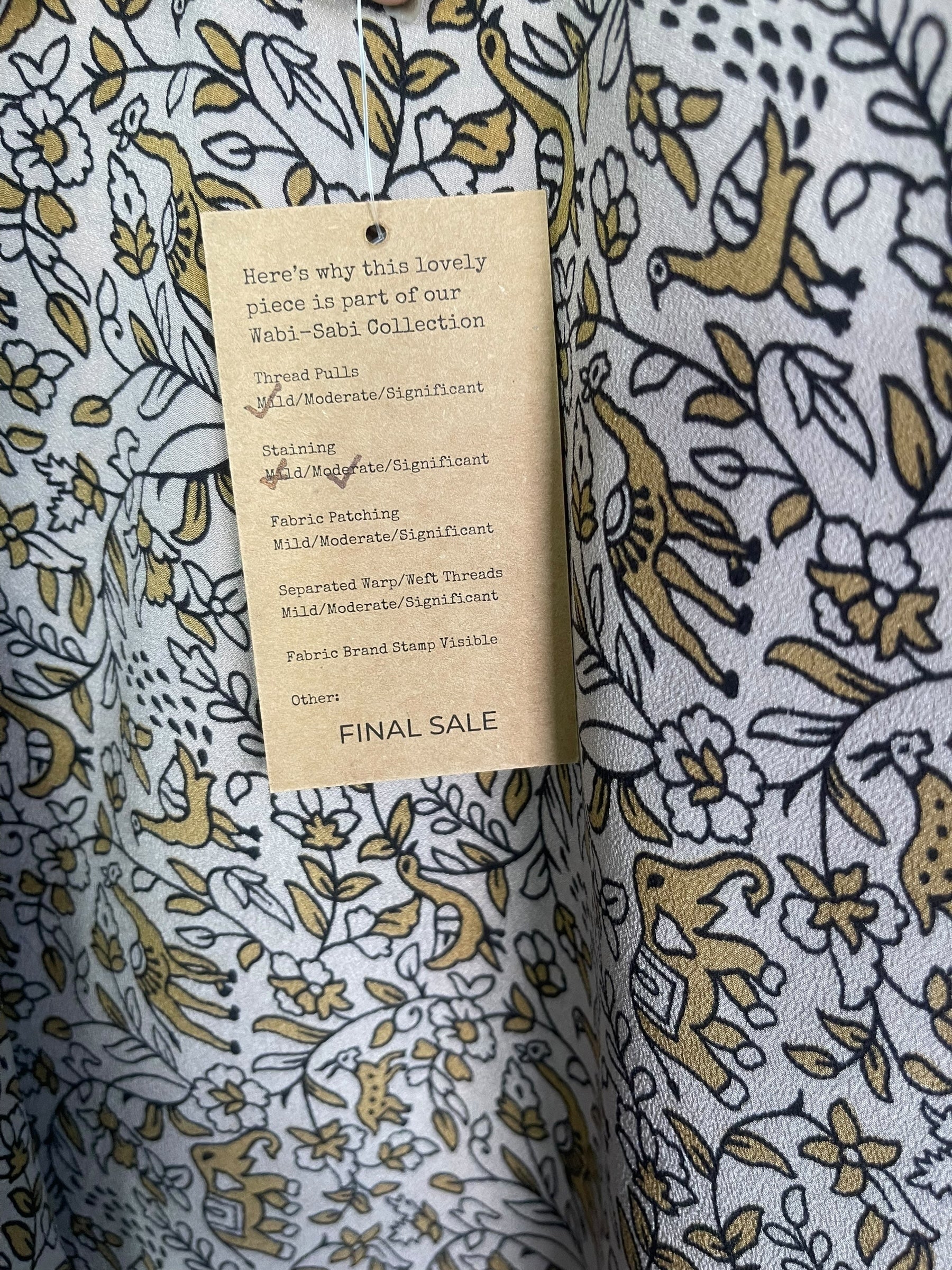 PRC8503 Wabi Sabi Pure Silk Hi Lo Top