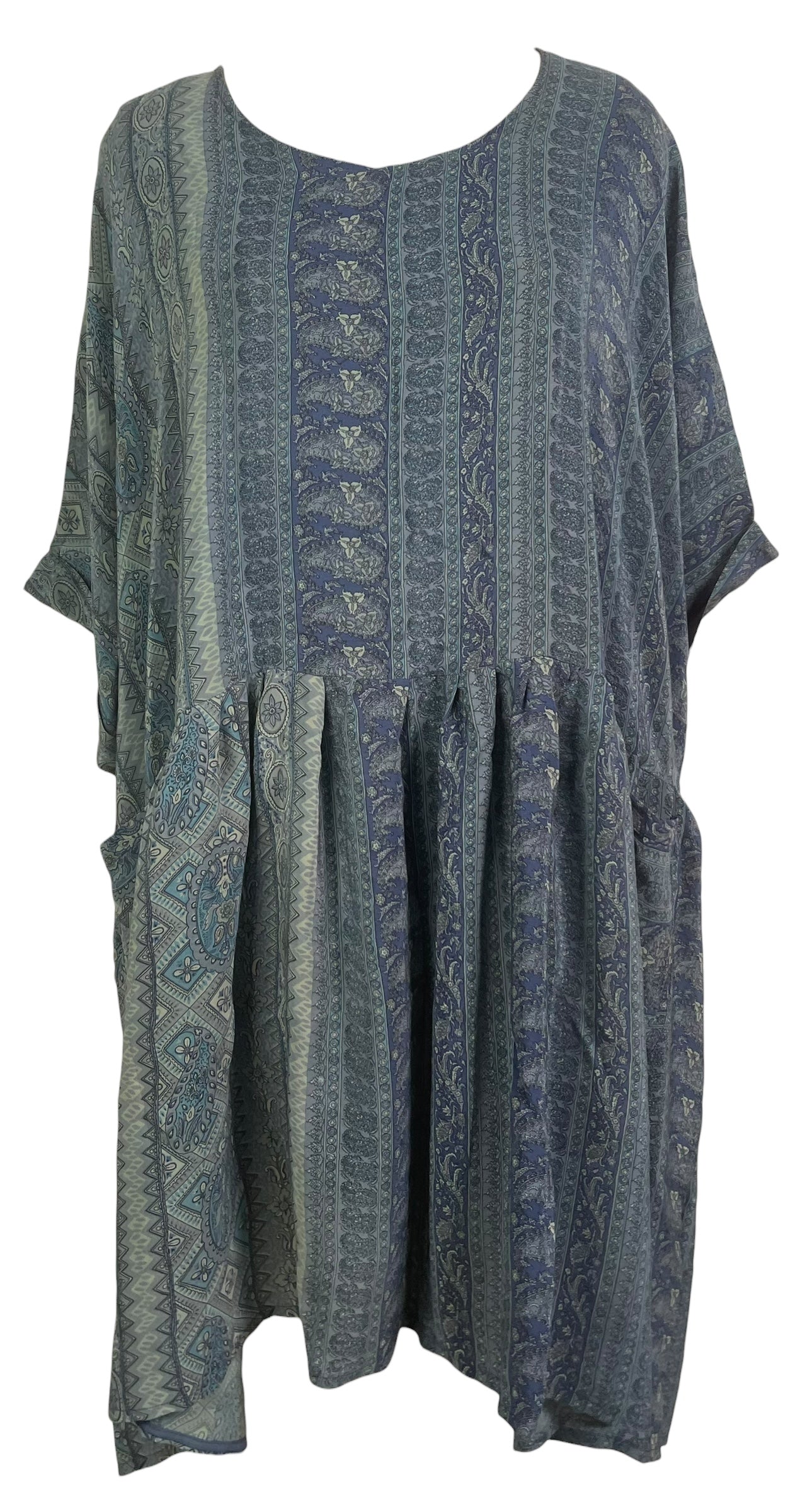 PRC8148 Avatar Pure Silk Boxy Babydoll Dress