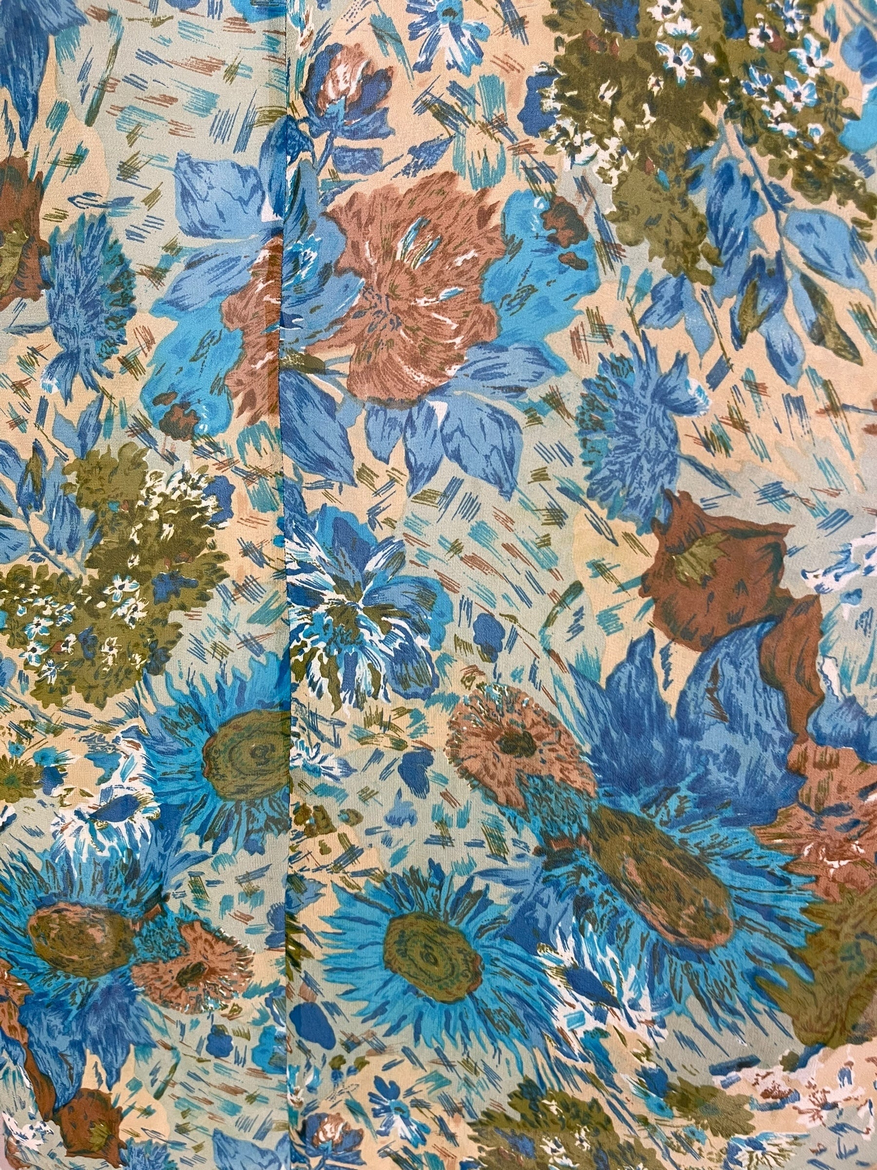 PRG6844 Sheer Avatar Pure Silk Waterfall Top