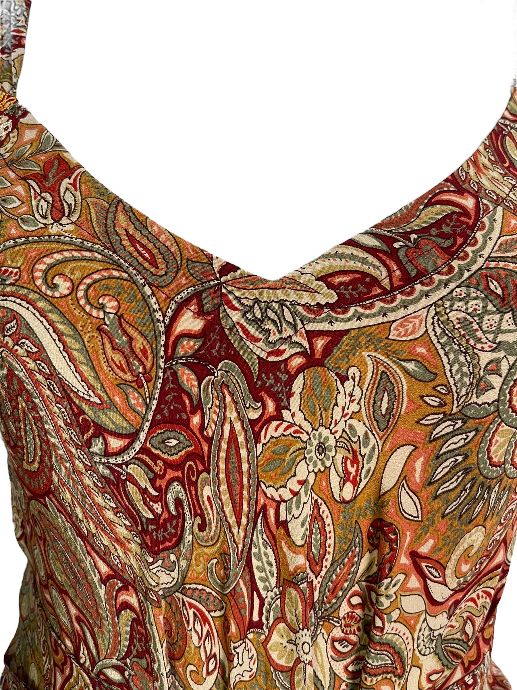 PRC7245 Avatar Pure Silk Maxi Dress with Belt