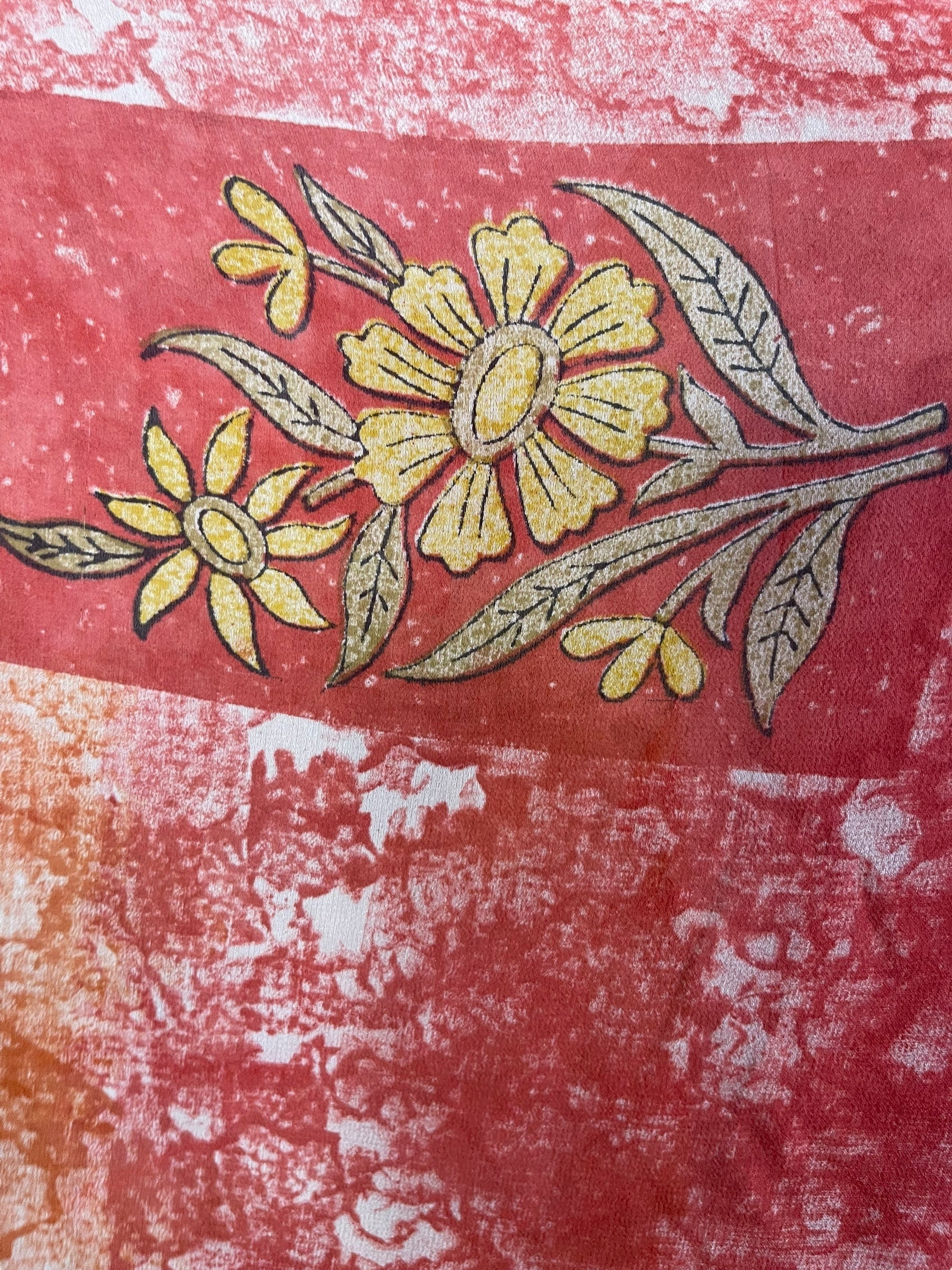 PRG7258 Sheer Avatar Pure Silk Waterfall Top