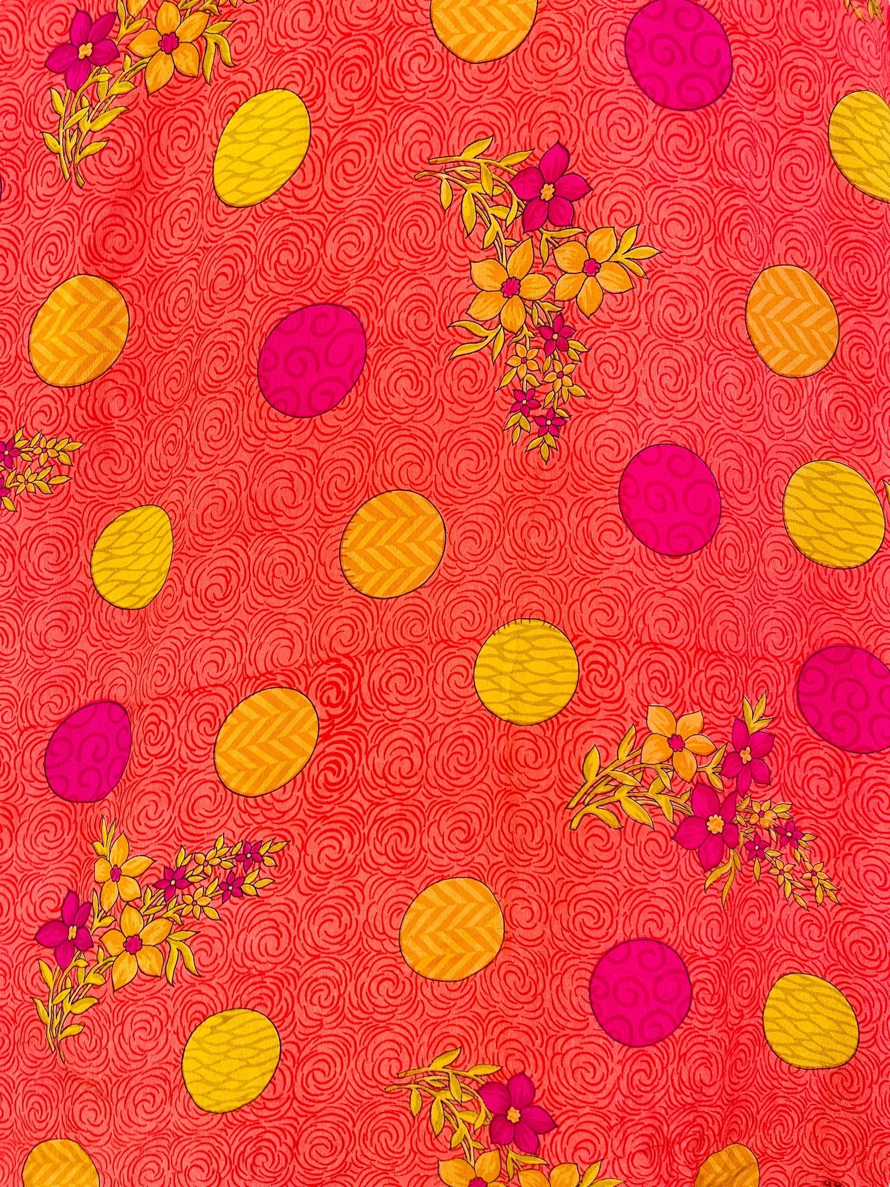 PRC7466 Avatar Pure Silk Short Kaftan Tunic with Slits