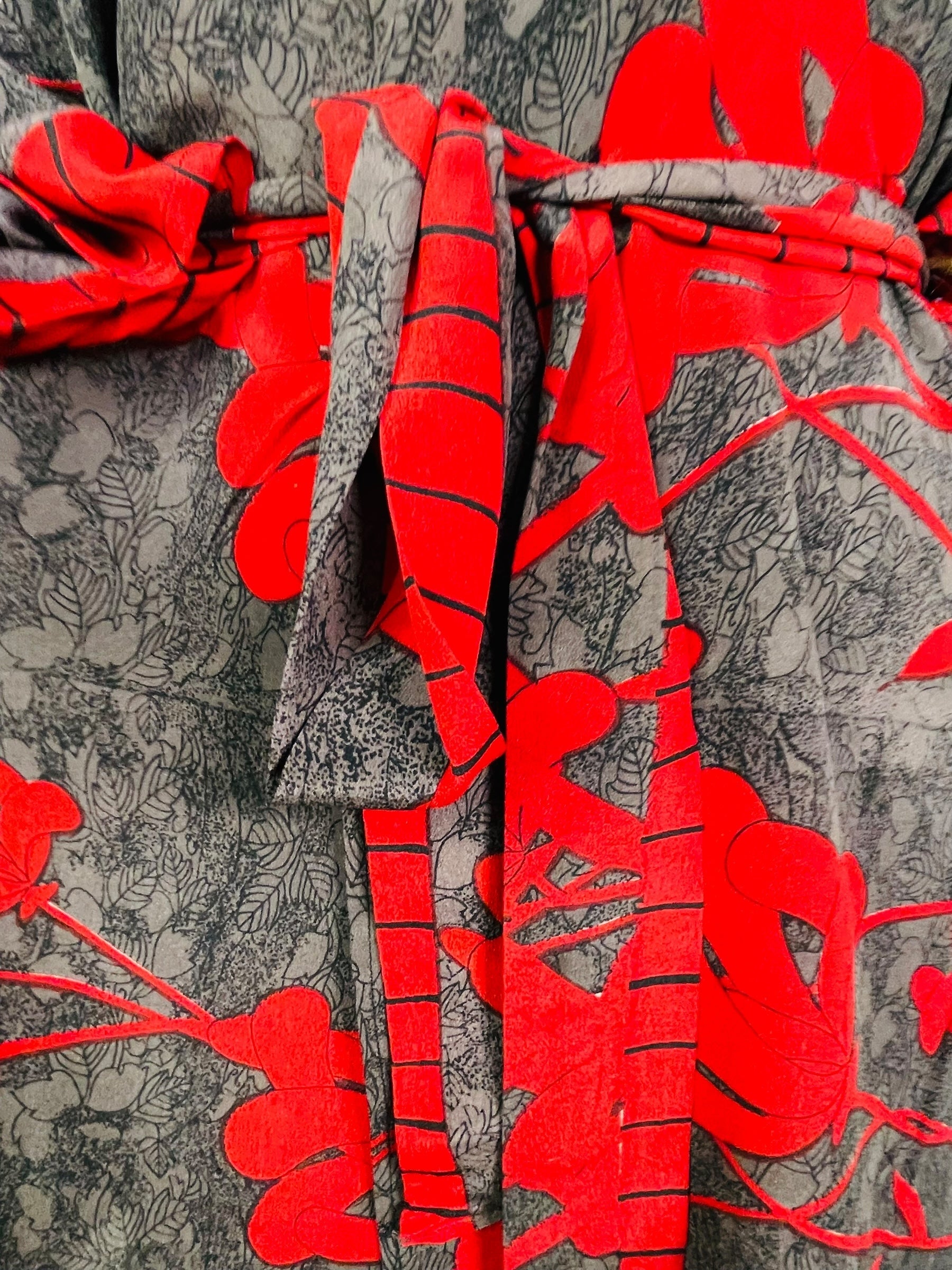 PRC7513A Avatar Pure Silk Kimono-Sleeved Jacket with Belt