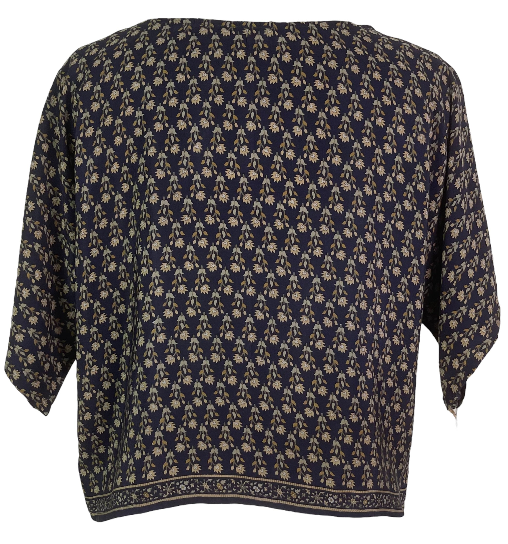 PRC7935 Avatar Pure Silk Boxy Top