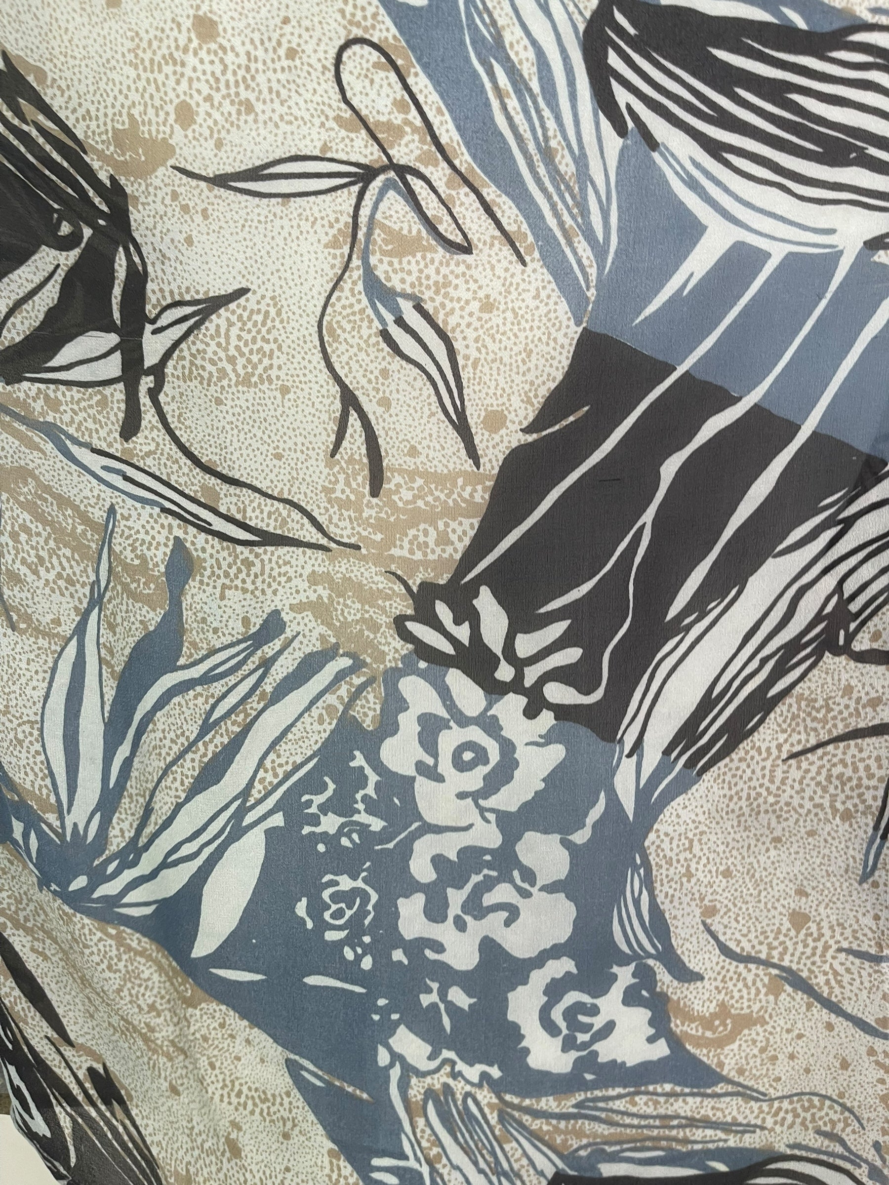 PREVIEW PRG8530 Sheer Wabi Sabi Pure Silk Side Slit Top by FEBRUARY2026 – Handmade ethical Side Slit Top from sariKNOTsari using upcycled silk. Designed in Canada for travel and slow fashion, loved from Toronto to LA to Sydney.