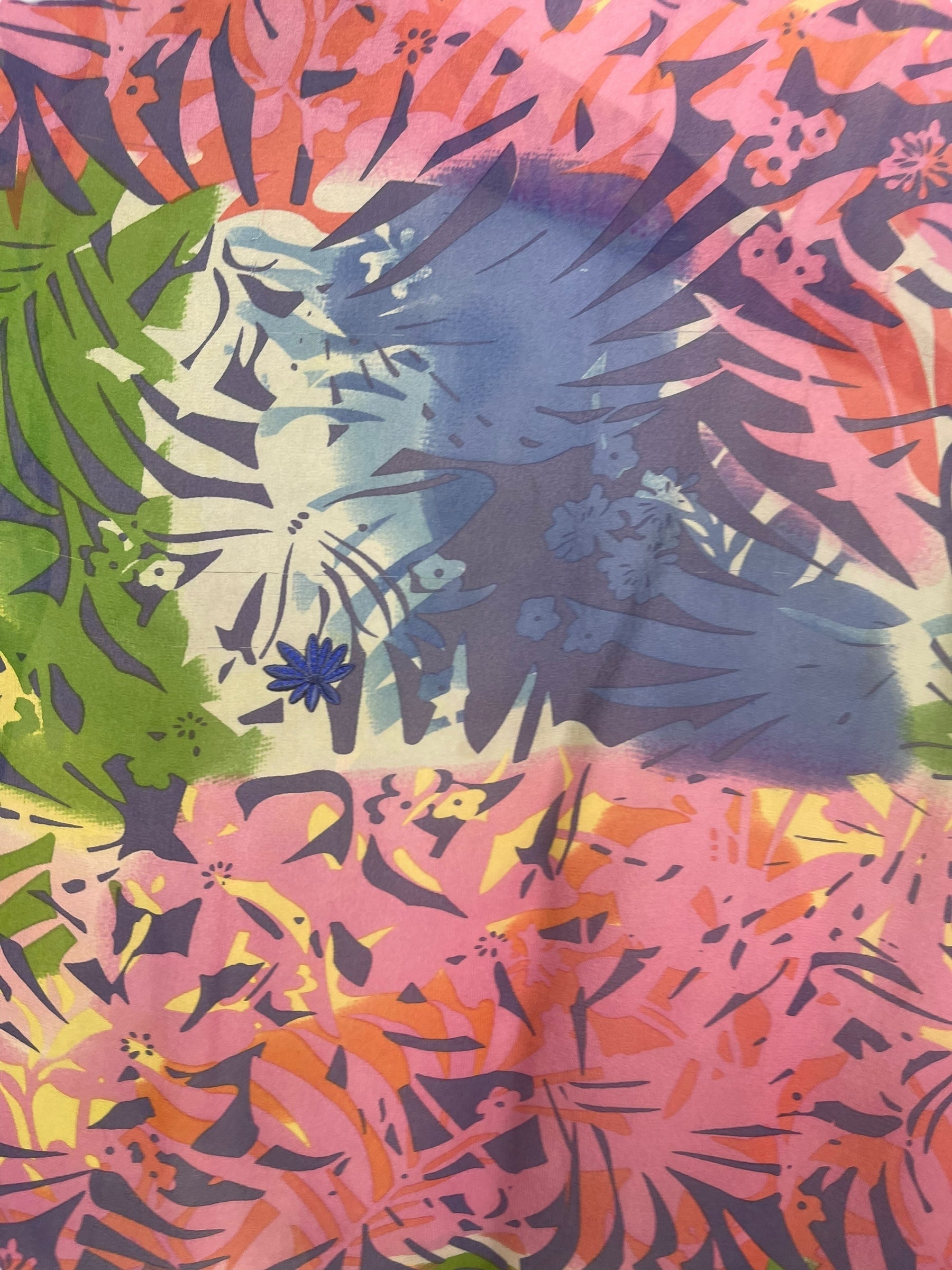 PRG7871 Sheer Avatar Pure Silk Kimono-Sleeved Jacket with Belt