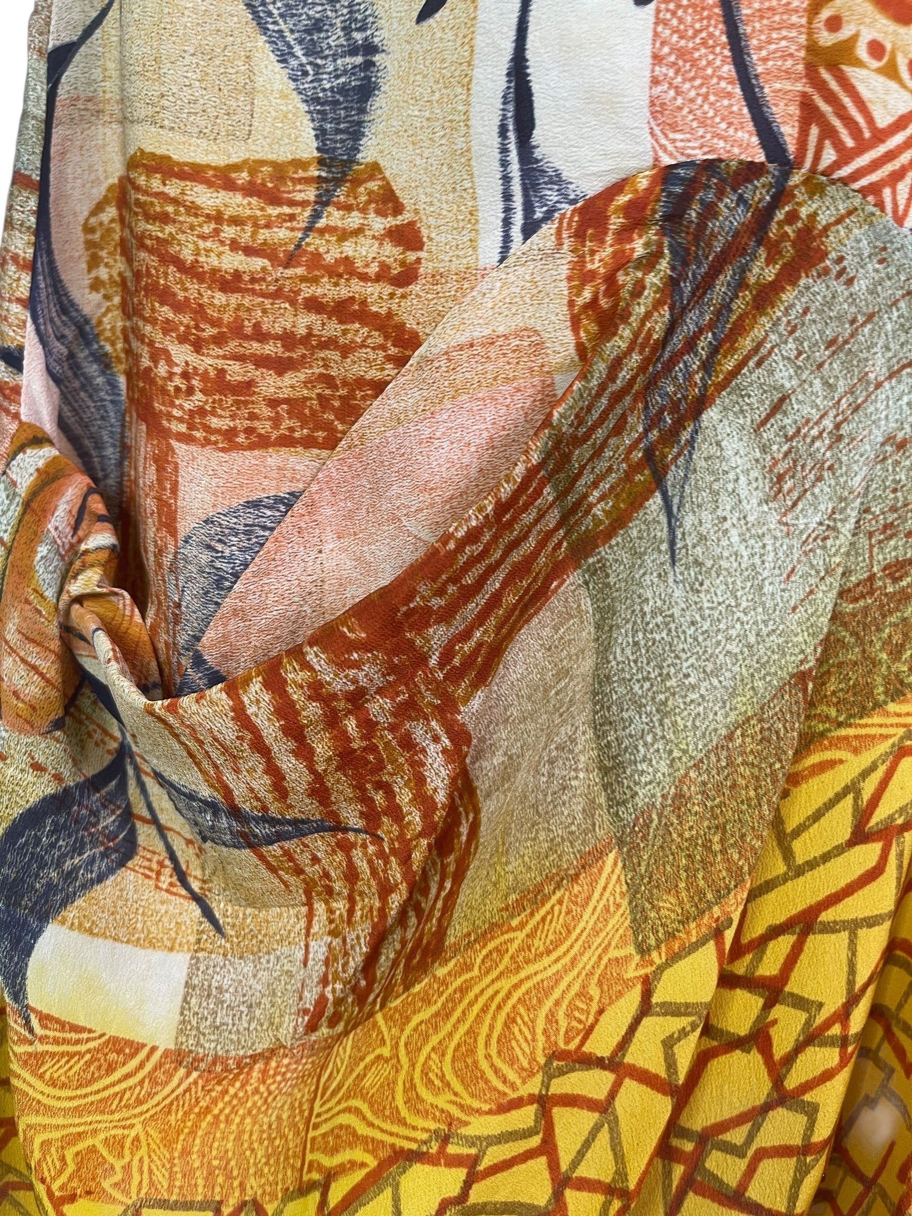 PRC7806 Avatar Pure Silk Self Pocket Tunic Dress