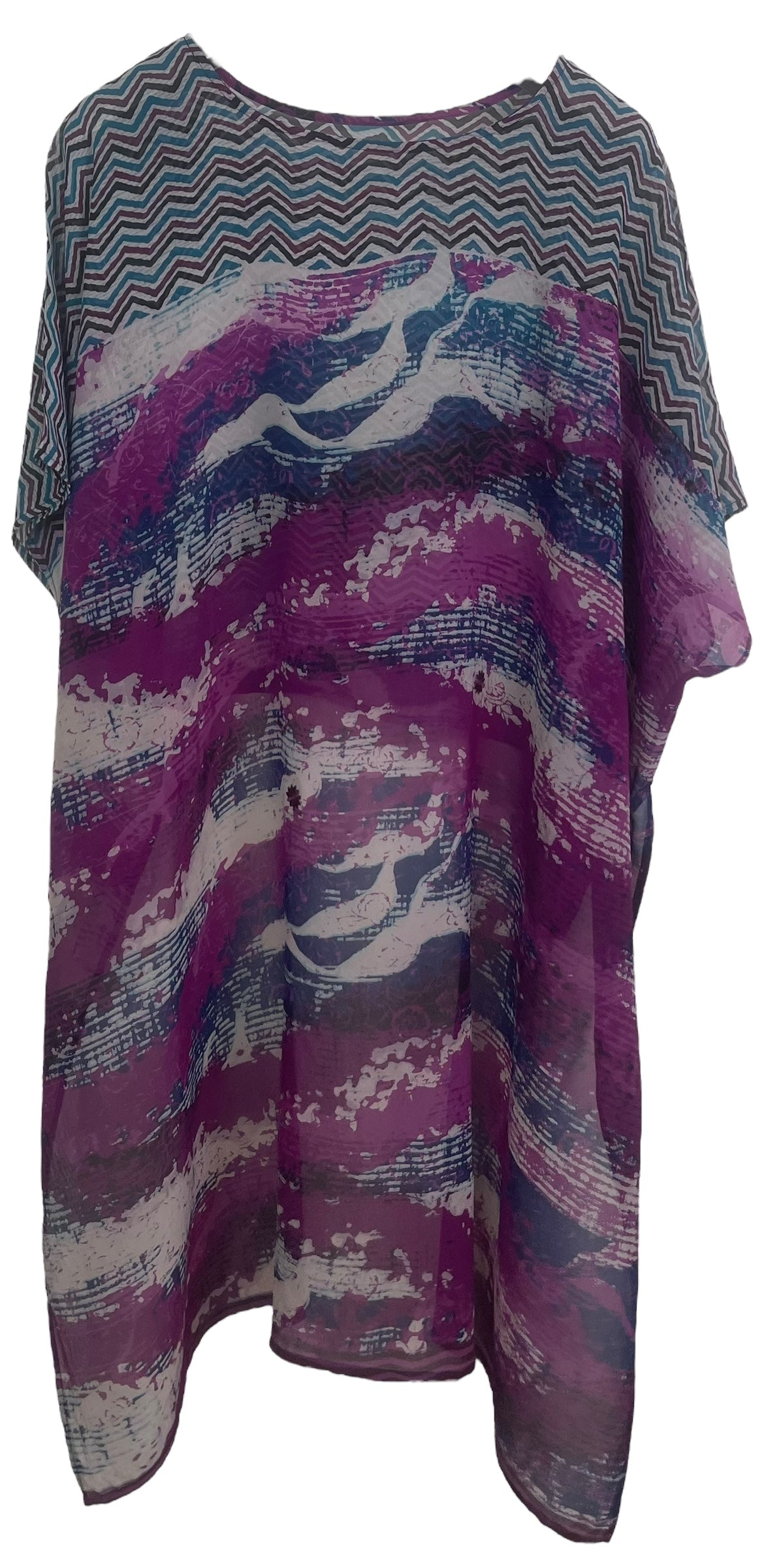 PRG7880 Sheer Avatar Pure Silk Hi Lo Top