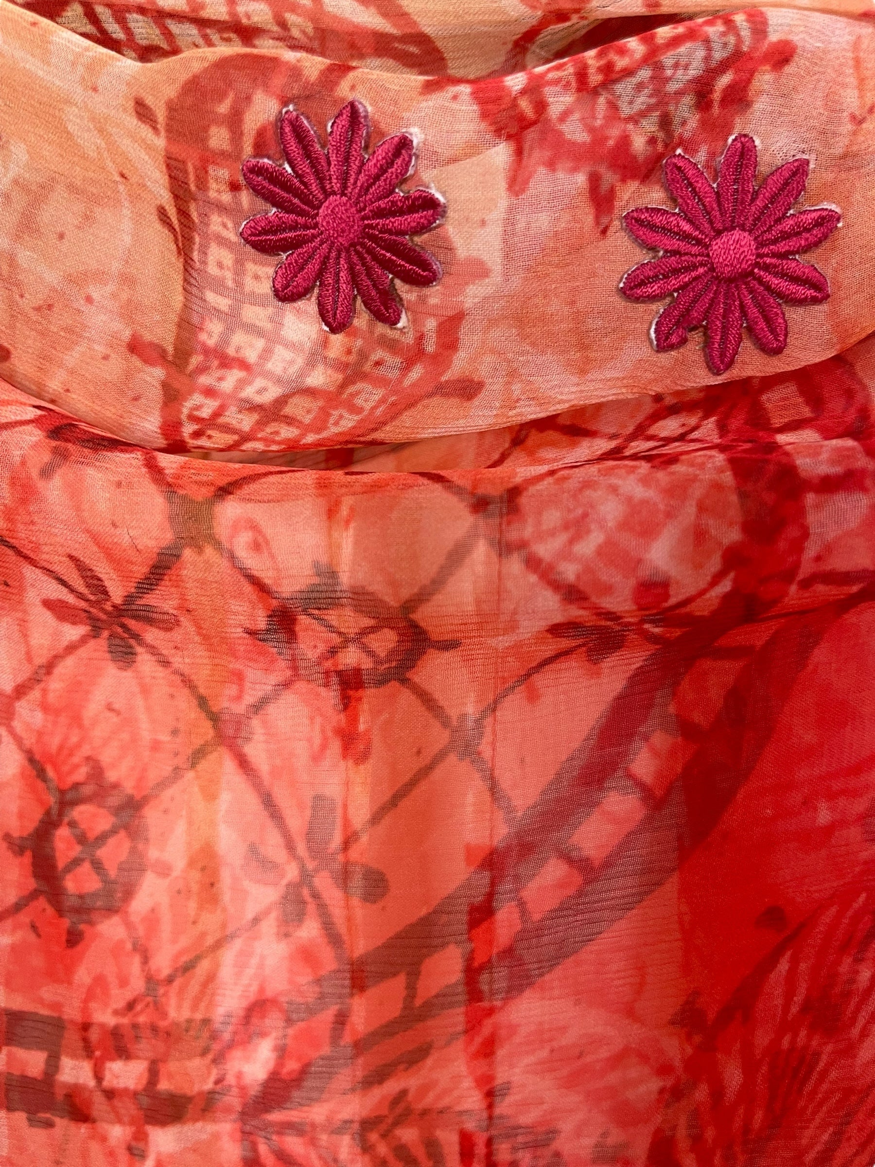 PCH8179 Very Sheer Wabi Sabi Pure Silk Chiffon Versatile Vest